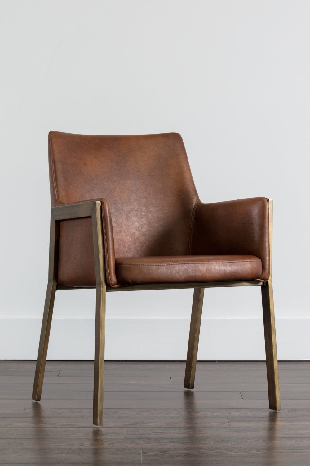 Modern European furniture - Leather Look Dining Armchair - www.oroa.com