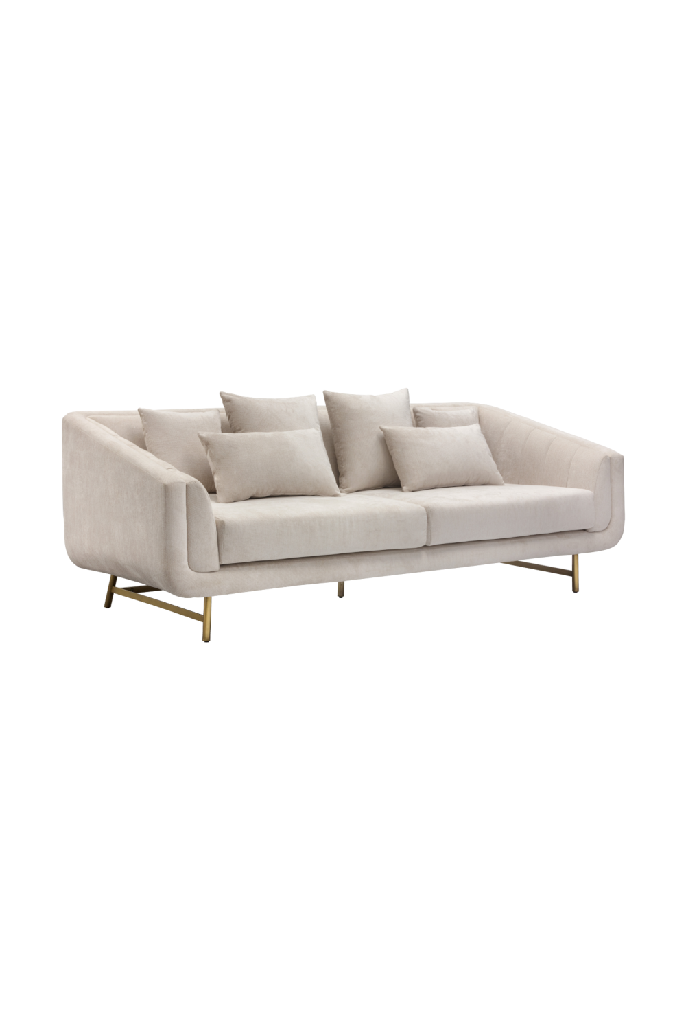 Modern European furniture - Channeled-Back 6-Cushion Sofa - www.oroa.com | Oroa.com