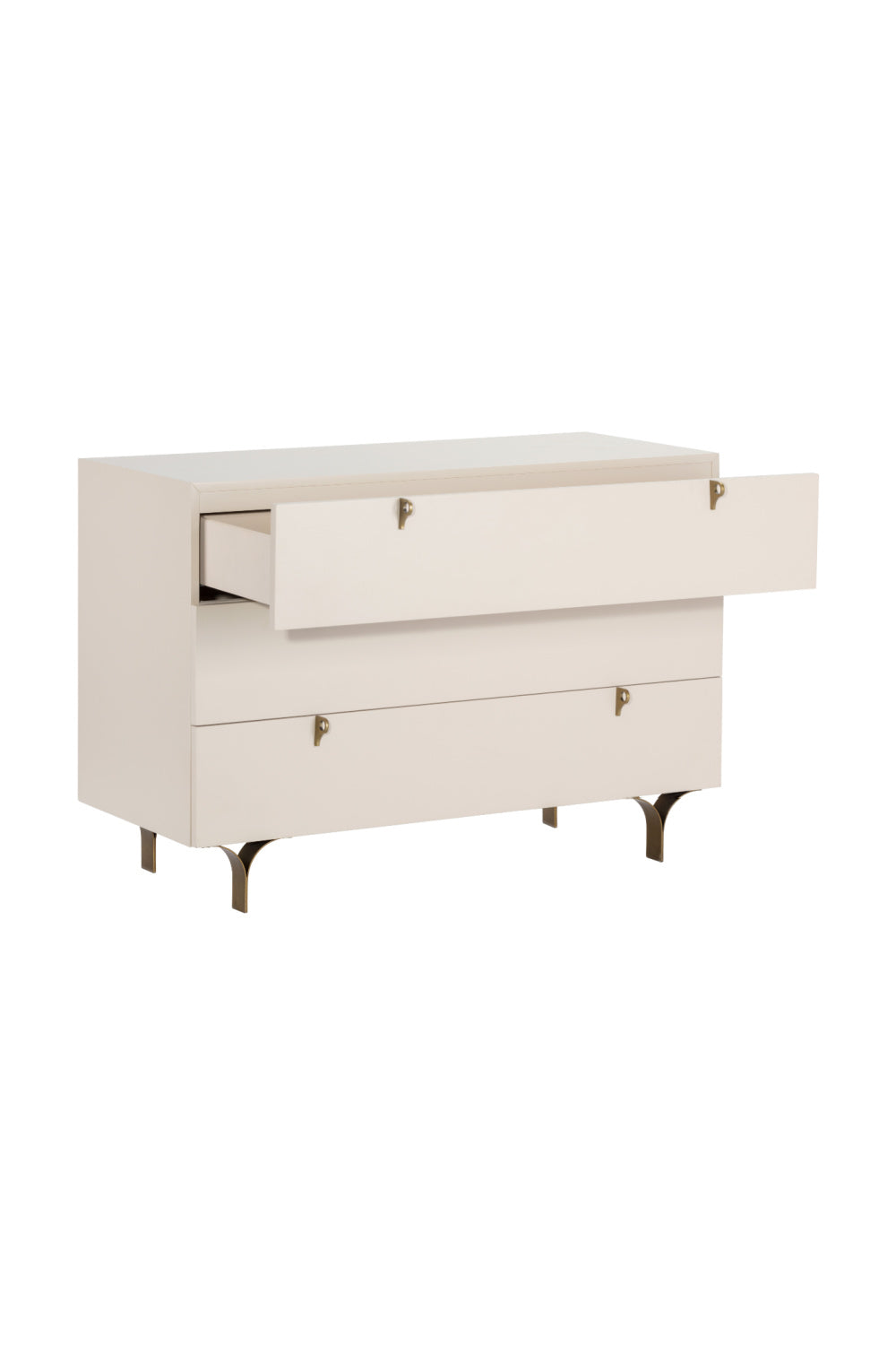 Modern European furniture - Cream Rubberwood 3-Drawer Dresser - www.oroa.com | Oroa.com