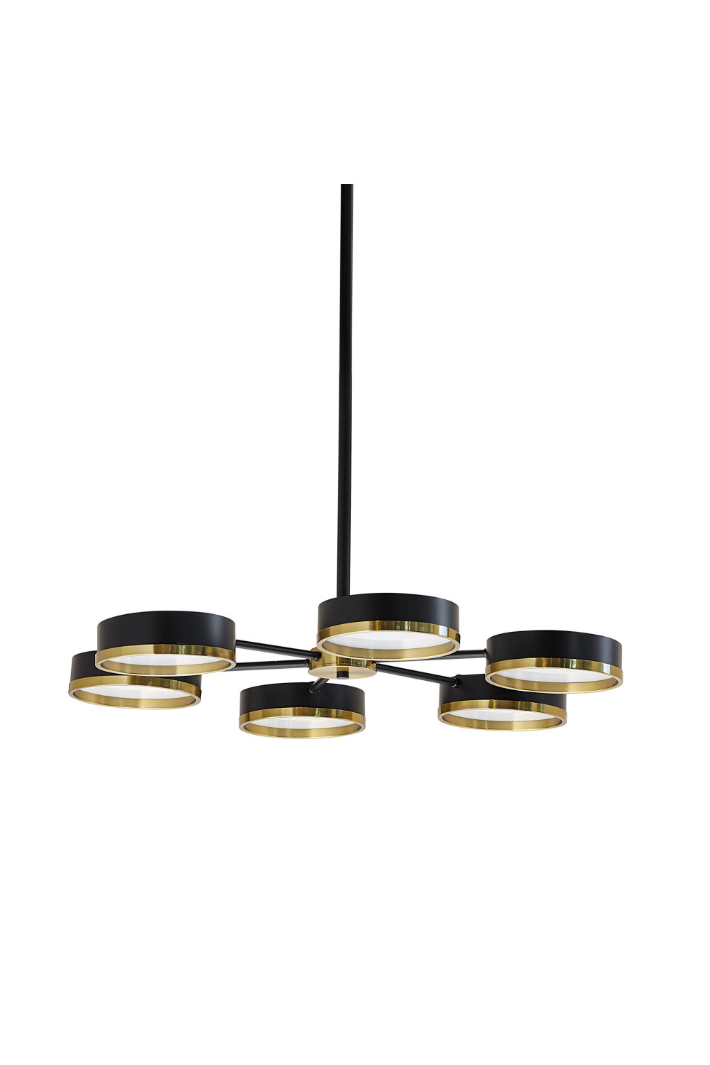 Modern European furniture - Black Round 6-Light Chandelier - www.oroa.com | Oroa.com