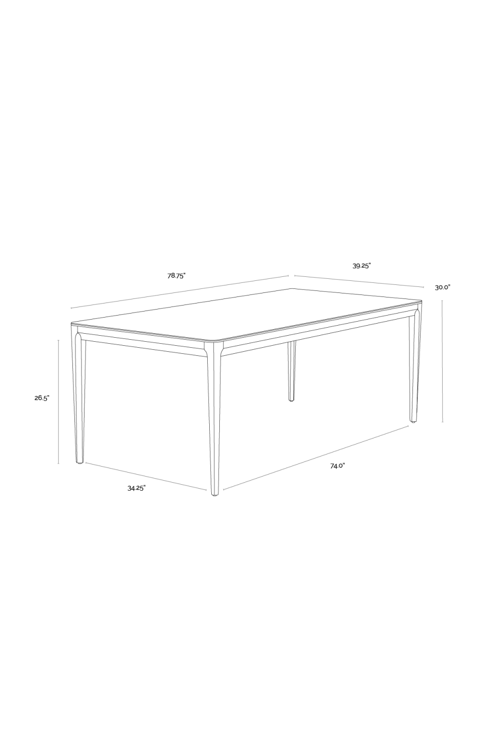 Modern European furniture - White Ceramic Dining Table - www.oroa.com | Oroa.com