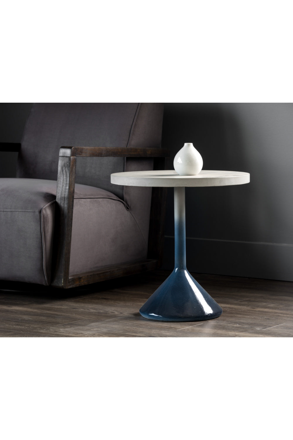 Modern European furniture - Blue Ombre End Table - www.oroa.com | Oroa.com
