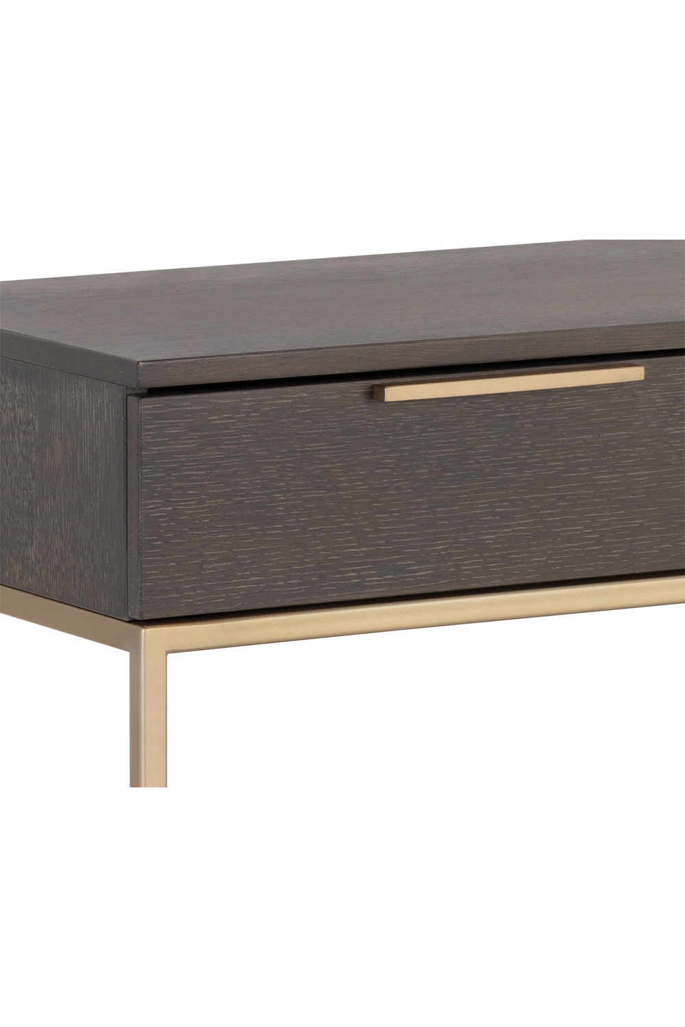 Modern European furniture - Gray Oak 3-Drawer Console Table - www.oroa.com | Oroa.com