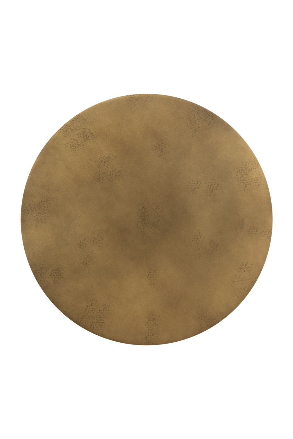Modern European furniture - Antique Brass Round End Table - www.oroa.com | Oroa.com