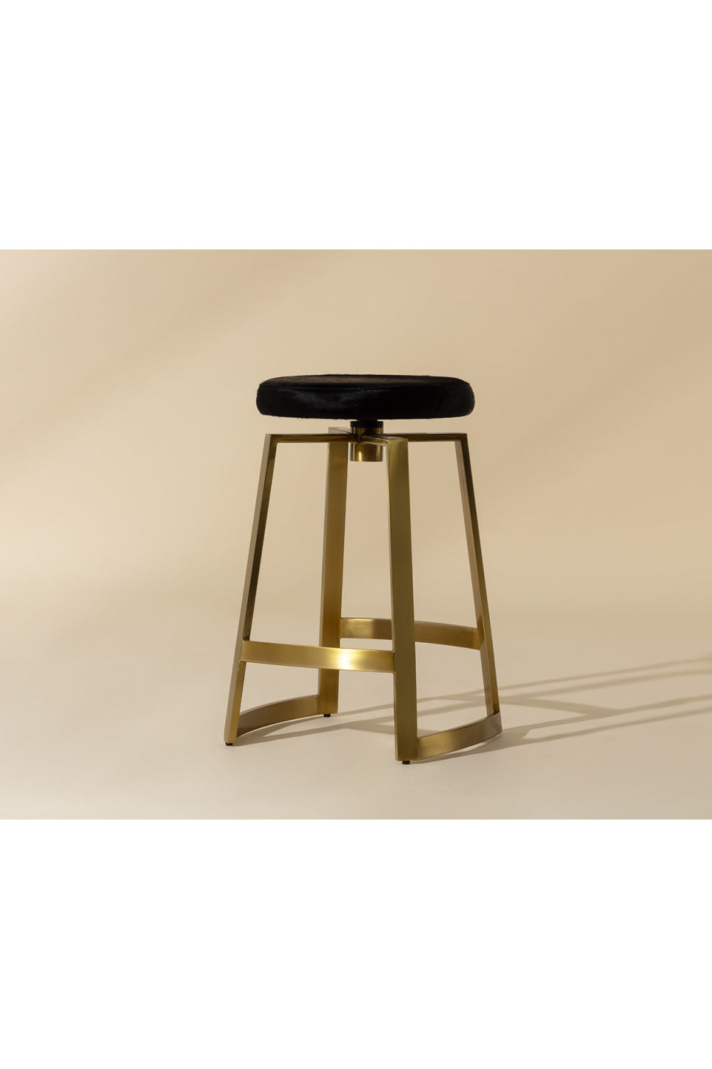 Modern European furniture - Gold-Base Swivel Counter Stool - www.oroa.com | Oroa.com