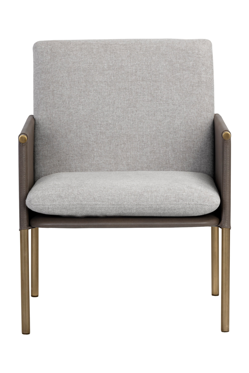Modern European furniture - Leather Arm Gray Lounge Chair - www.oroa.com