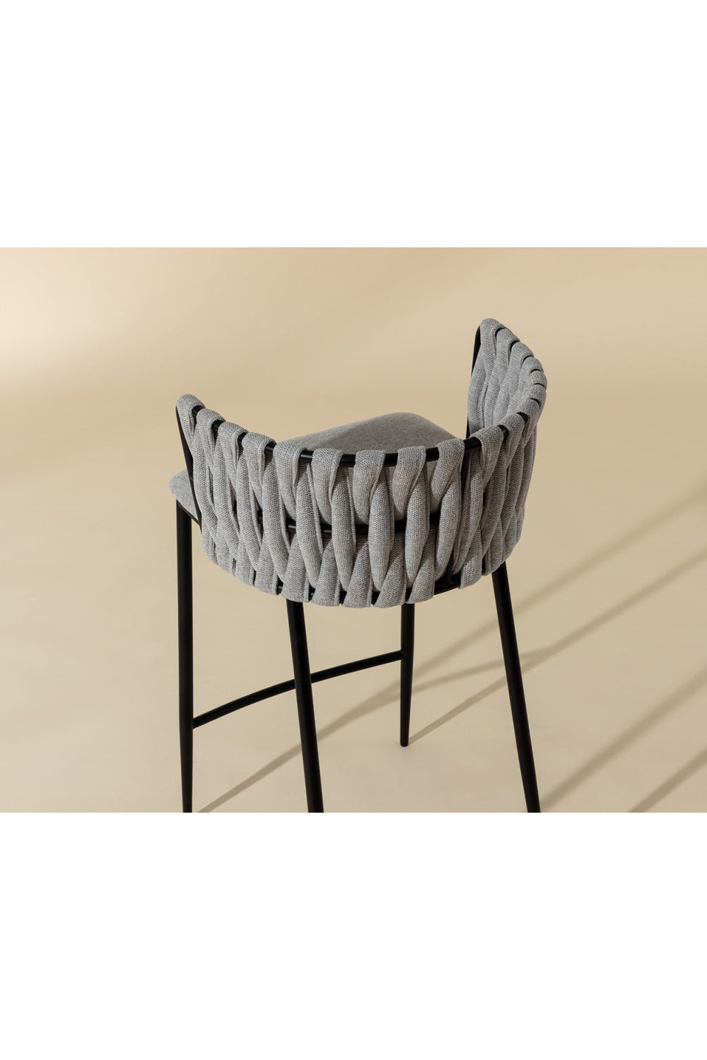 Modern European furniture - Weaved Back Counter Stool - www.oroa.com | Oroa.com