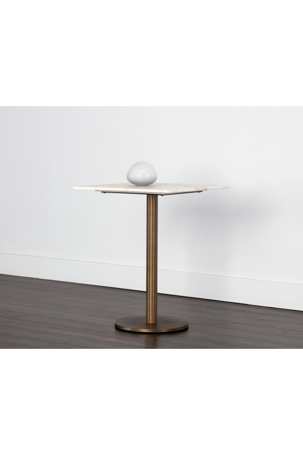 Modern European furniture - Art Deco Marble Square Bistro Table - www.oroa.com | Oroa.com