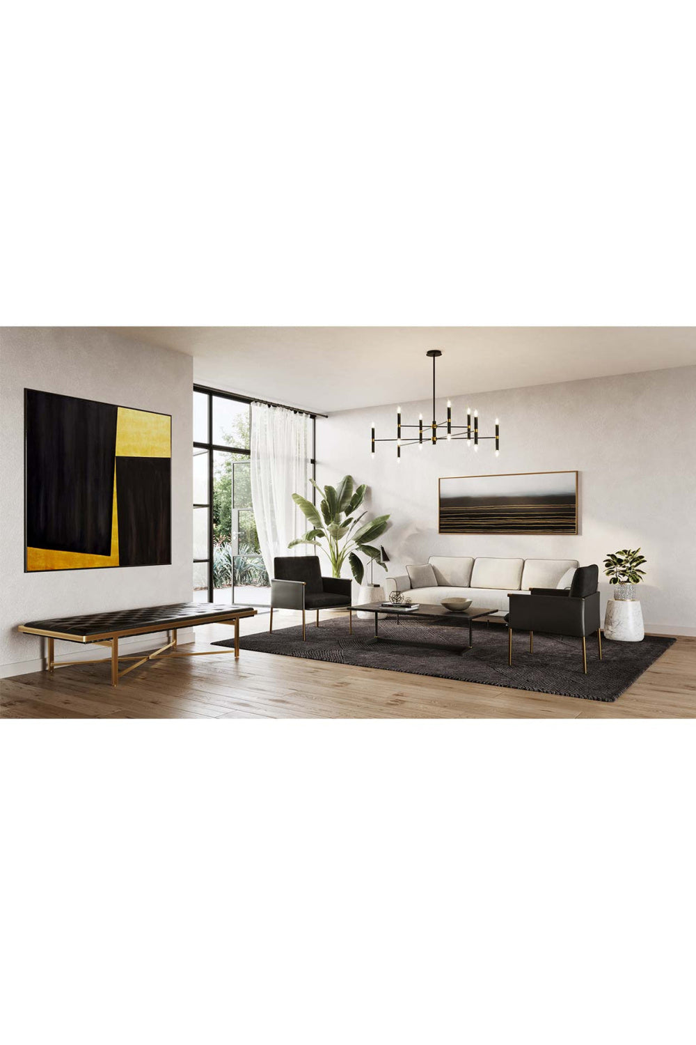 Modern European furniture - Marble Look Indoor/Outdoor Concrete End Table - www.oroa.com | Oroa.com