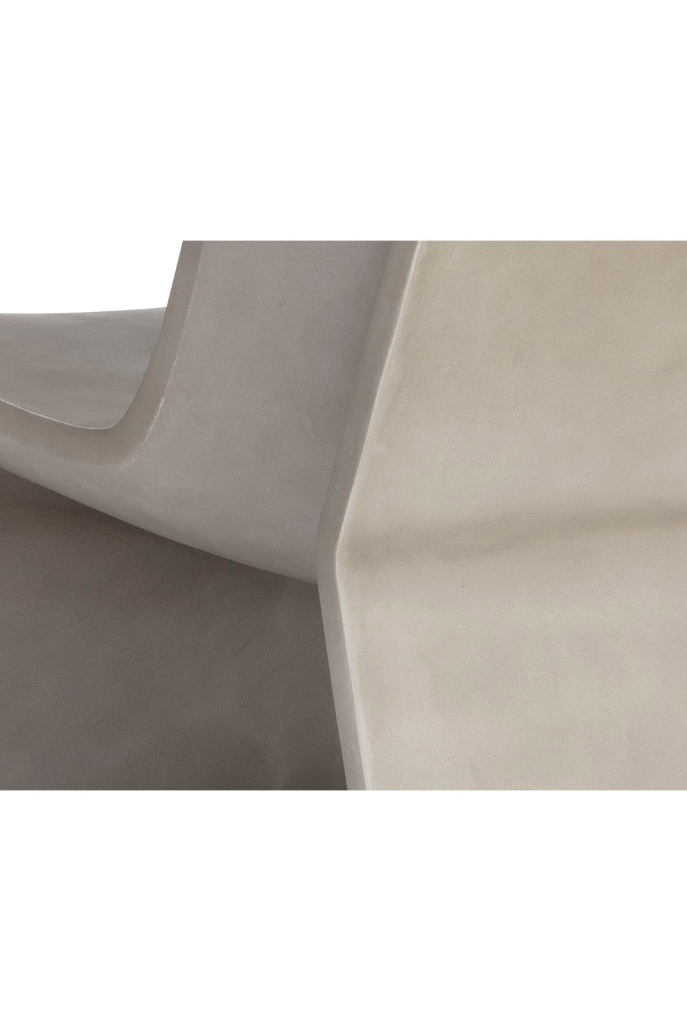 Modern European furniture - Gray Concrete Indoor/Outdoor Lounge Chair - www.oroa.com | Oroa.com
