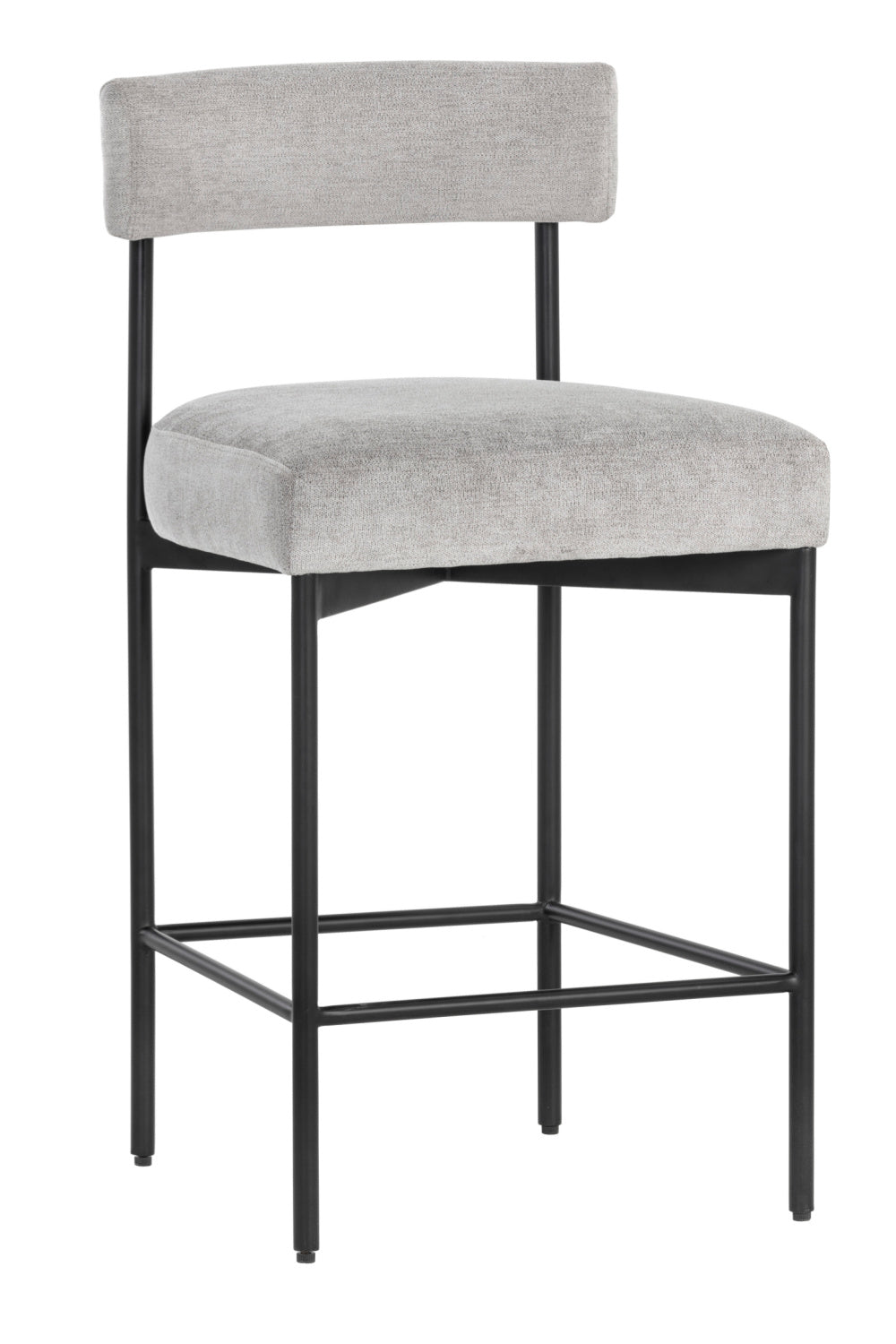 Modern European furniture - Low Back Fabric Counter Stool - www.oroa.com