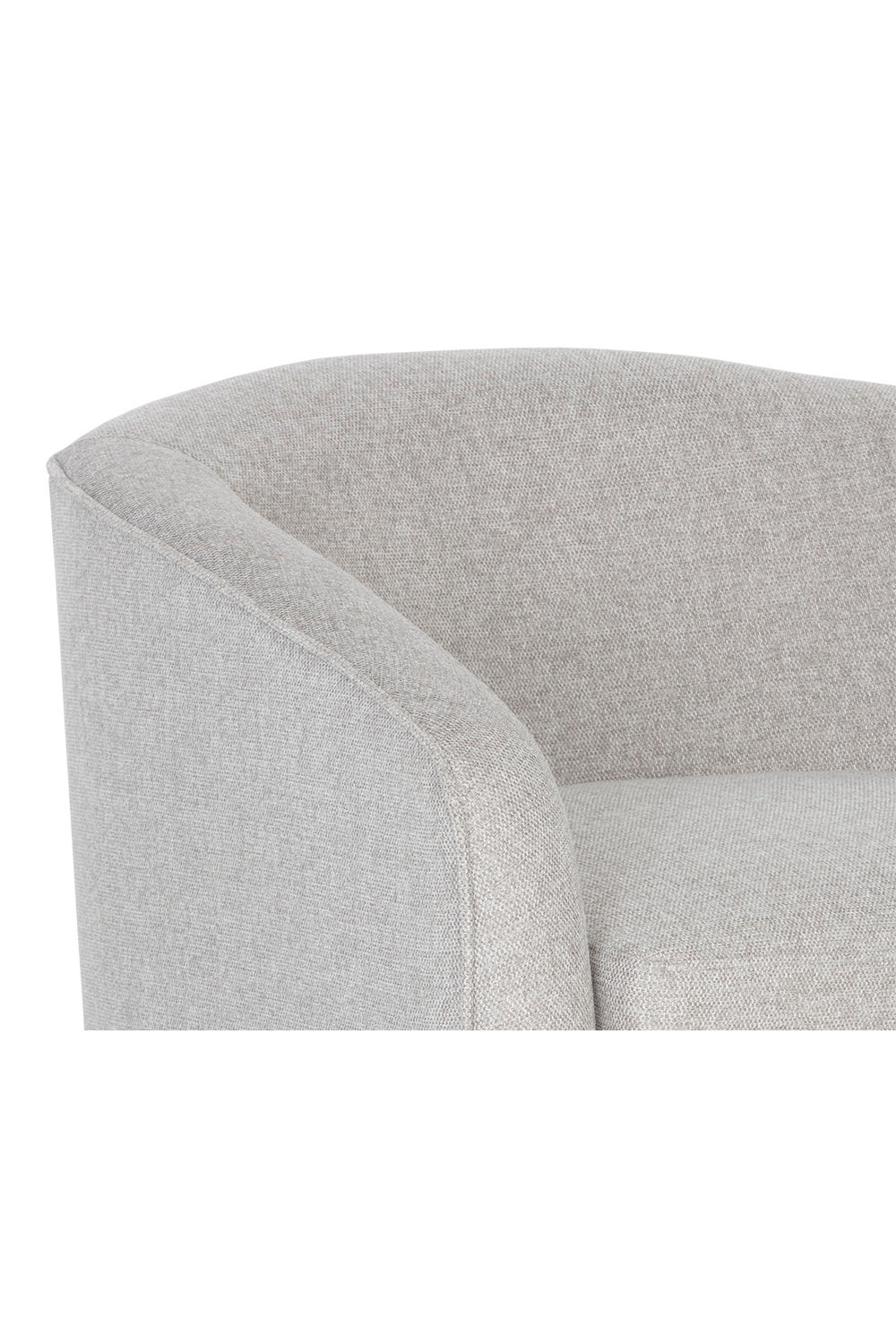 Modern European furniture - Curved Swivel Lounge Chair - www.oroa.com | Oroa.com