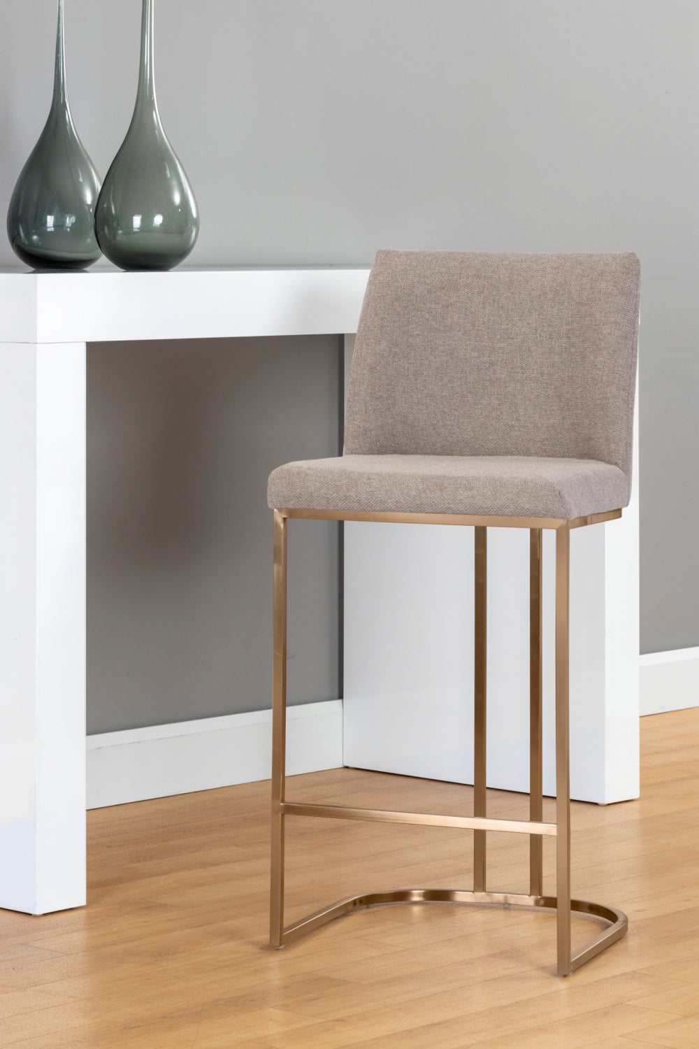 Modern European furniture - Cantilevered Fabric Counter Stool - www.oroa.com | Oroa.com