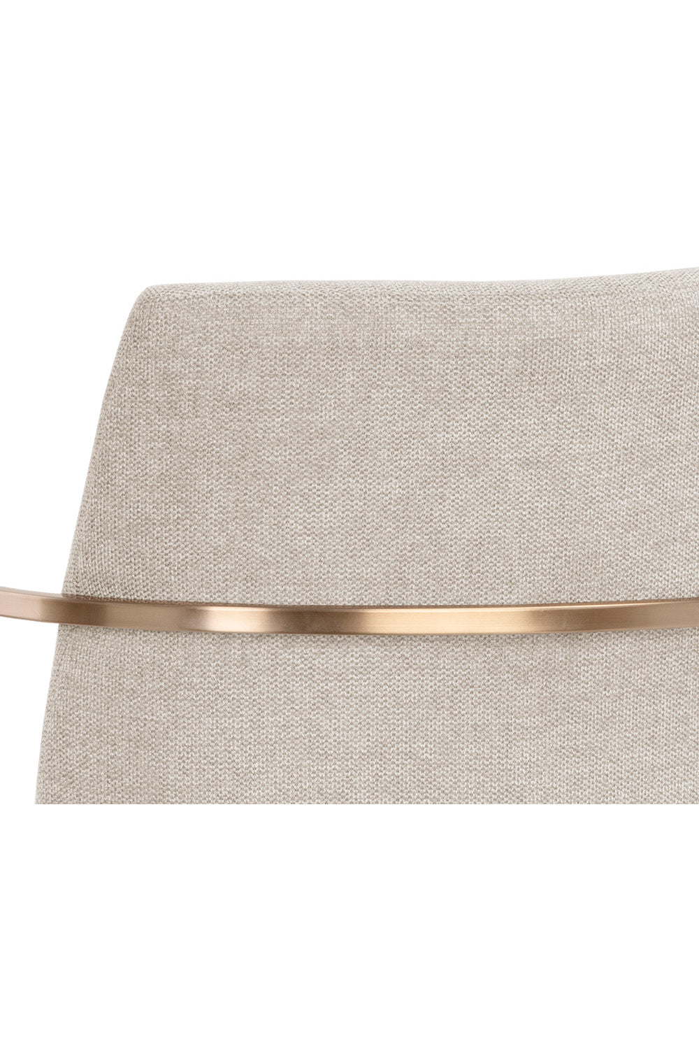 Modern European furniture - Antique Brass Framed Dining Armchair - www.oroa.com | Oroa.com