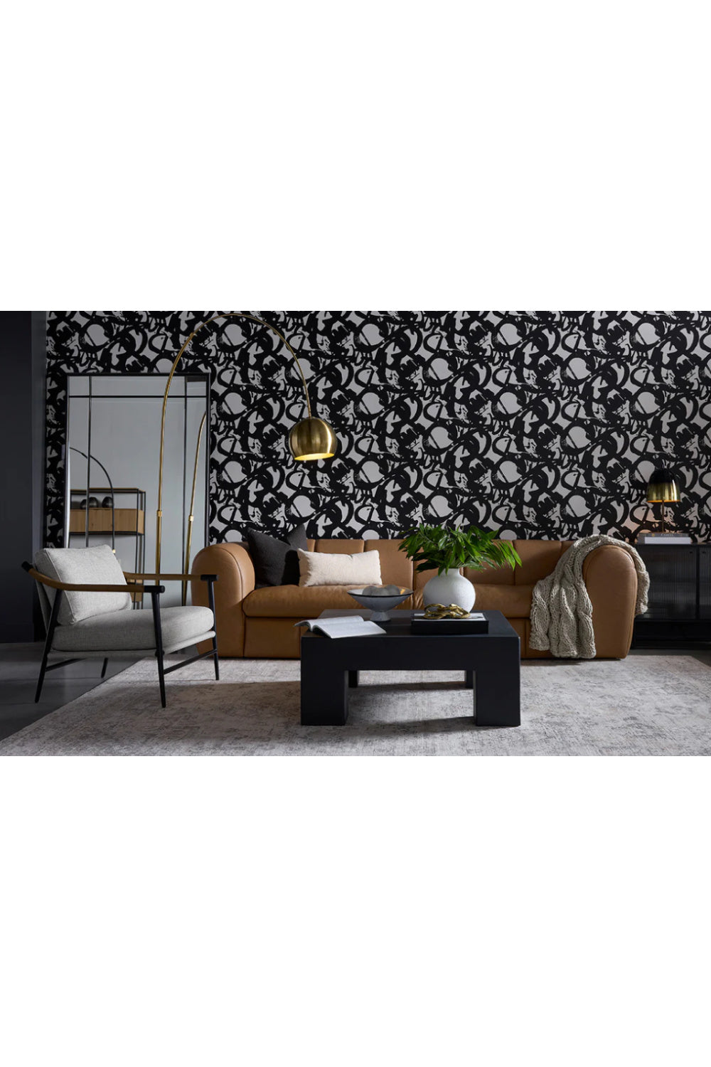 Modern European furniture - Arched Iron Floor Lamp - www.oroa.com | Oroa.com