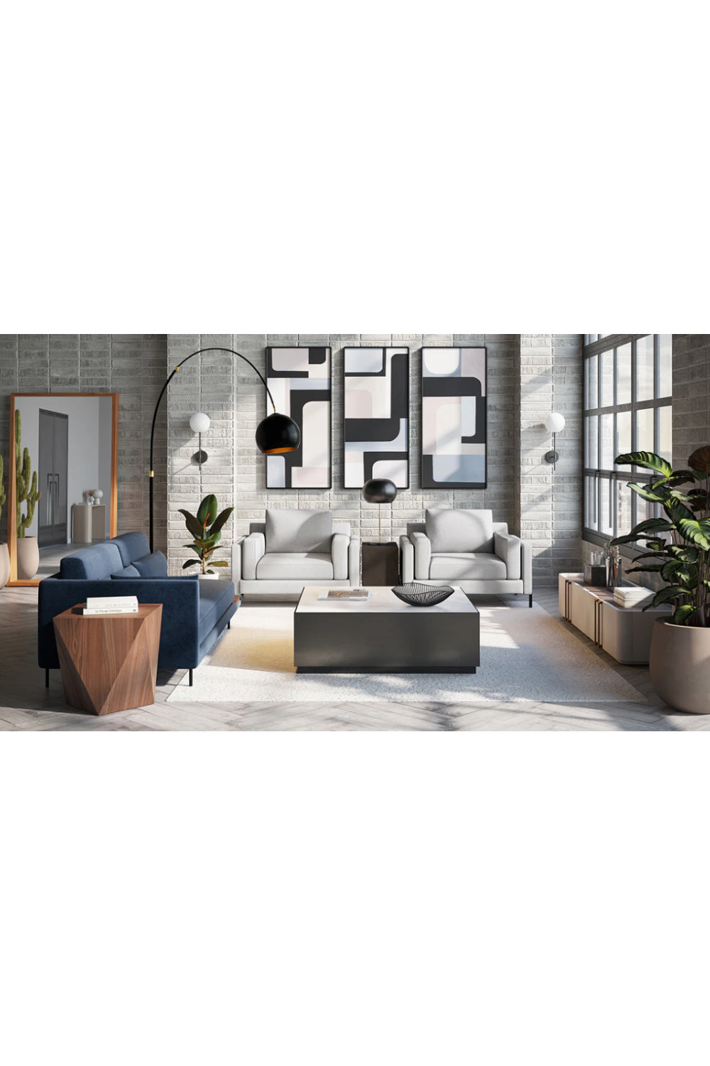 Modern European furniture - Arched Iron Floor Lamp - www.oroa.com | Oroa.com