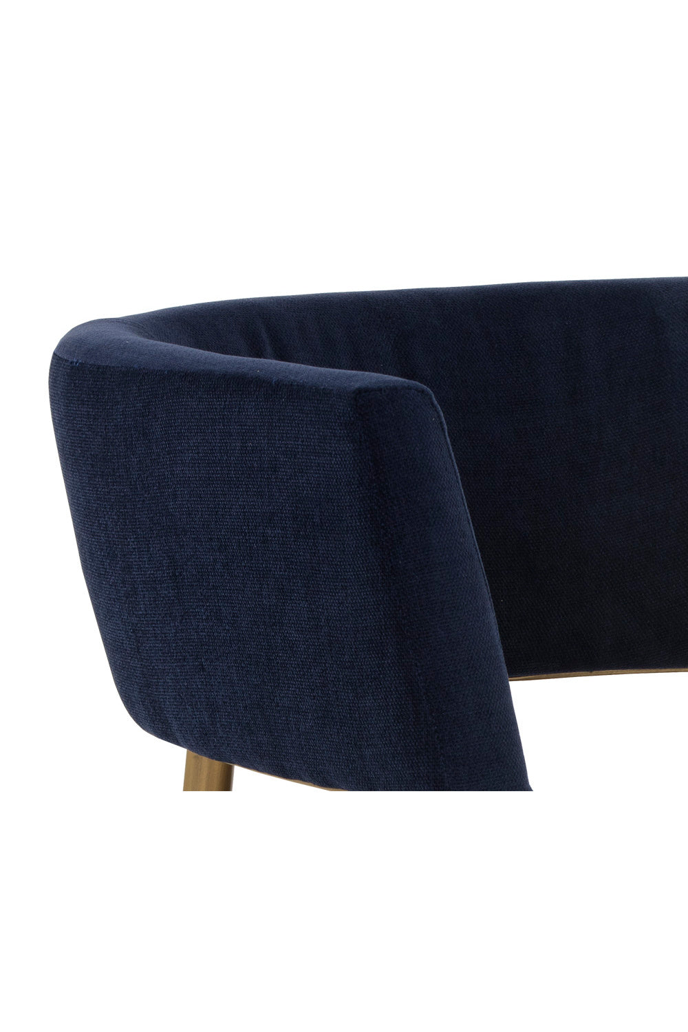 Modern European furniture - Antique Brass Legs Lounge Chair - www.oroa.com | Oroa.com