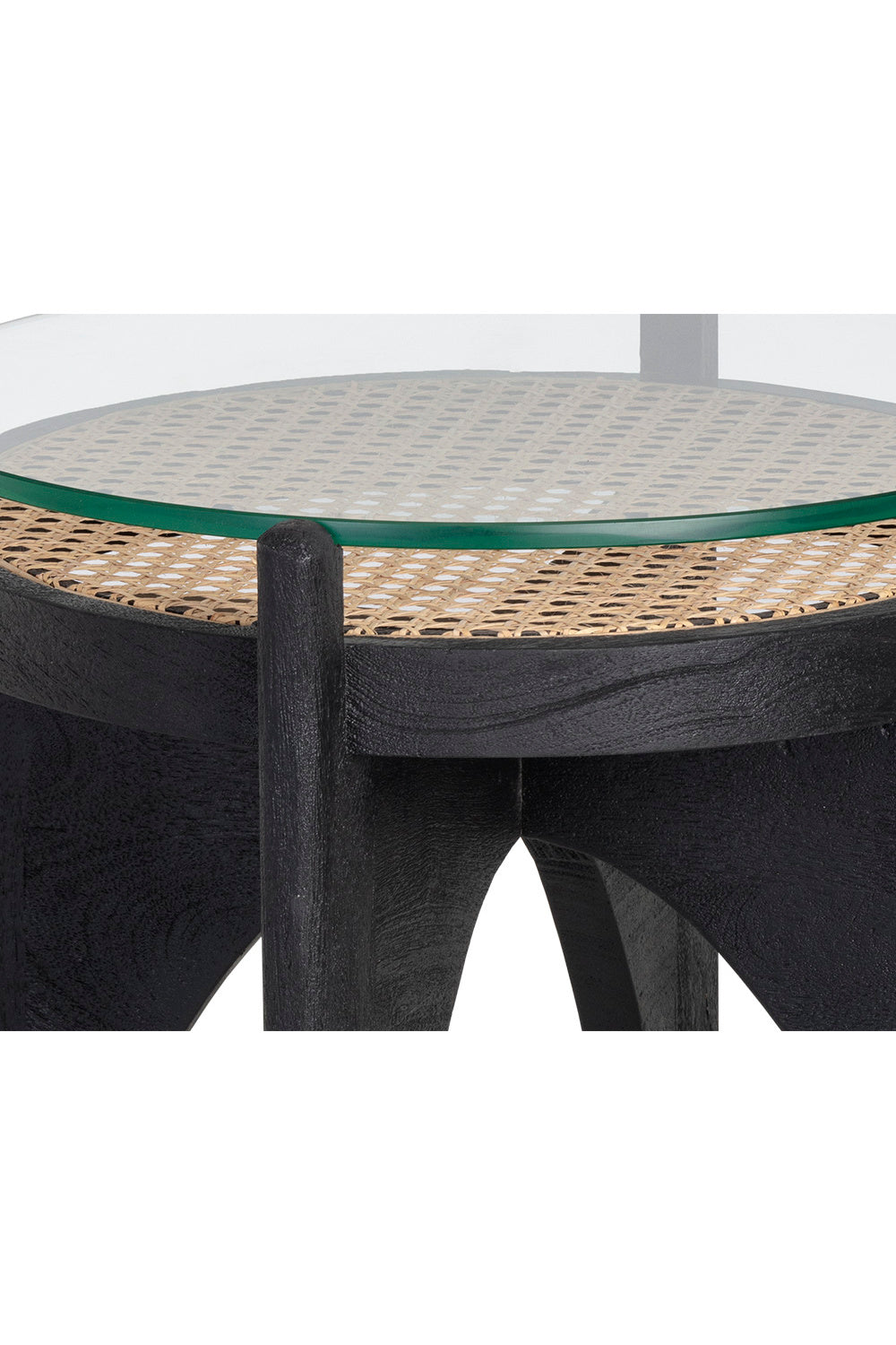 Modern European furniture - Black Wood Base End Table - www.oroa.com | Oroa.com