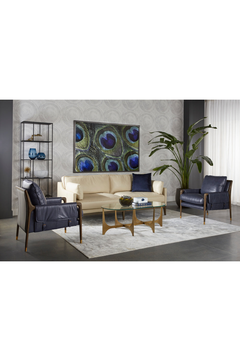 Modern European furniture - Oval Clear Glass Coffee Table - www.oroa.com | Oroa.com