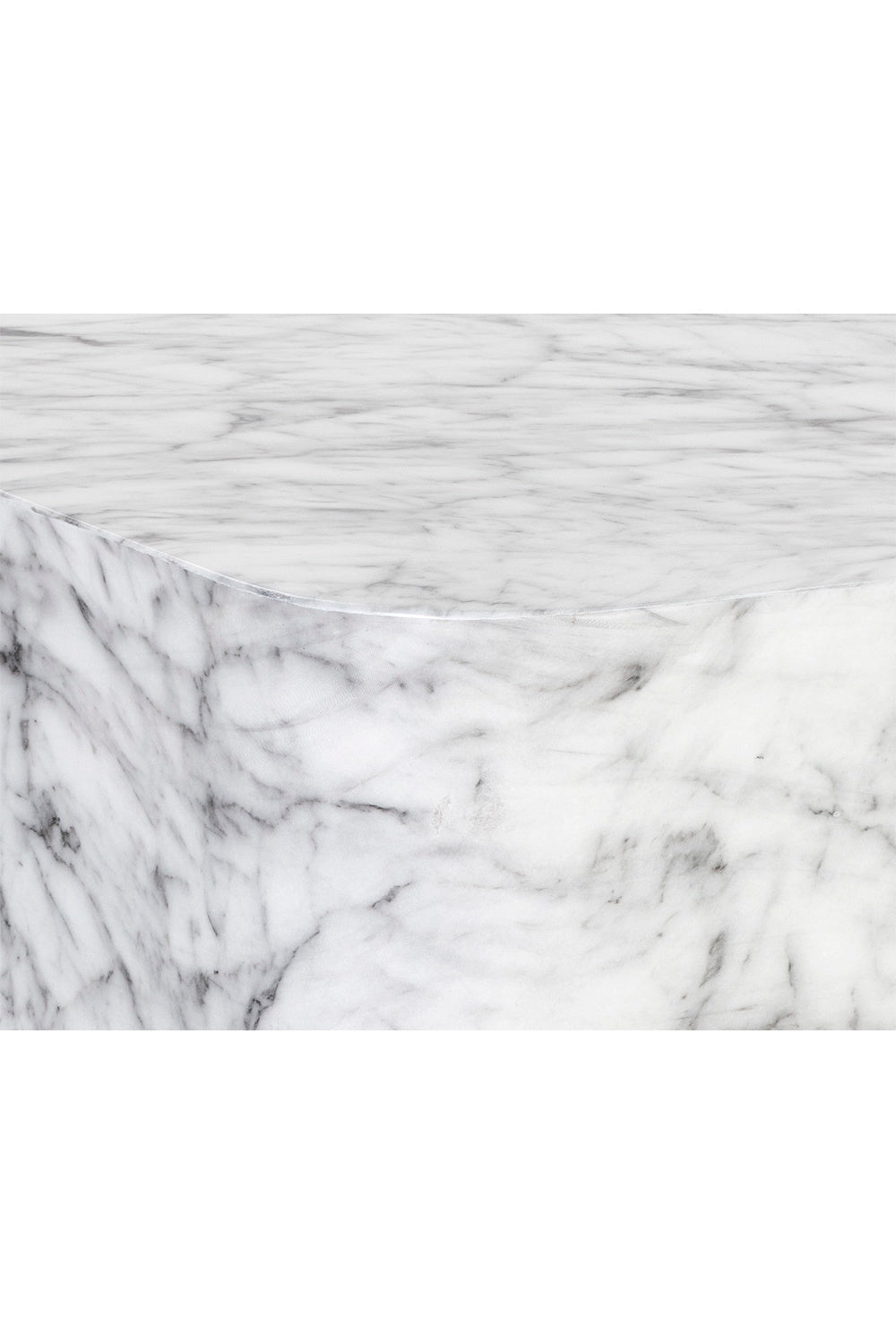 Modern European furniture - Square Marble-Inspired Coffee Table - www.oroa.com