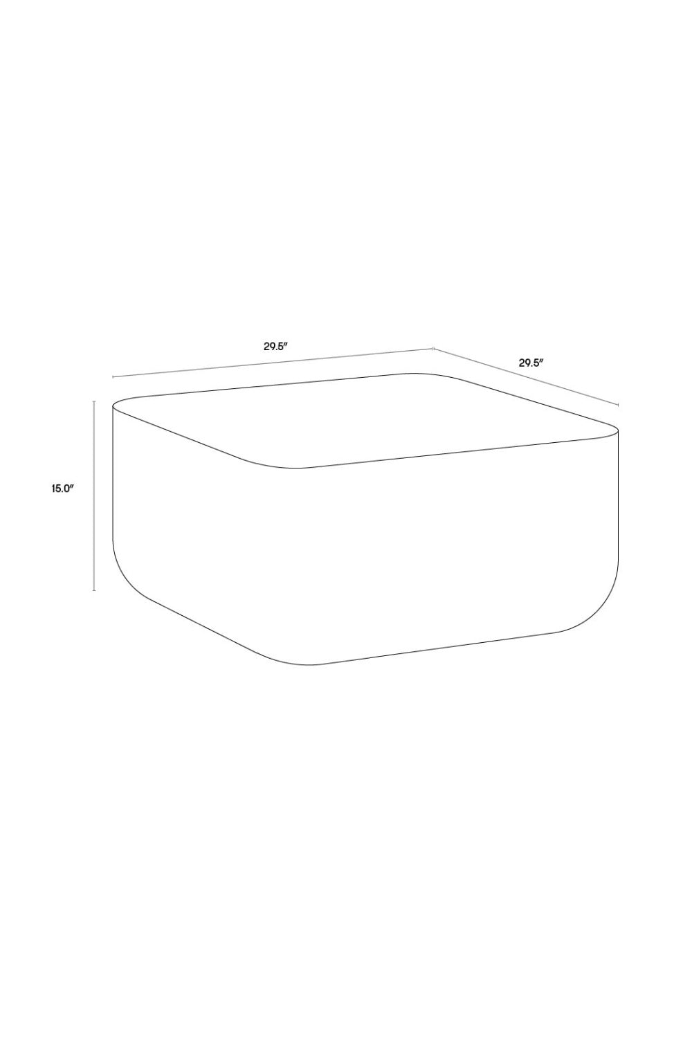 Modern European furniture - Square Marble-Inspired Coffee Table - www.oroa.com