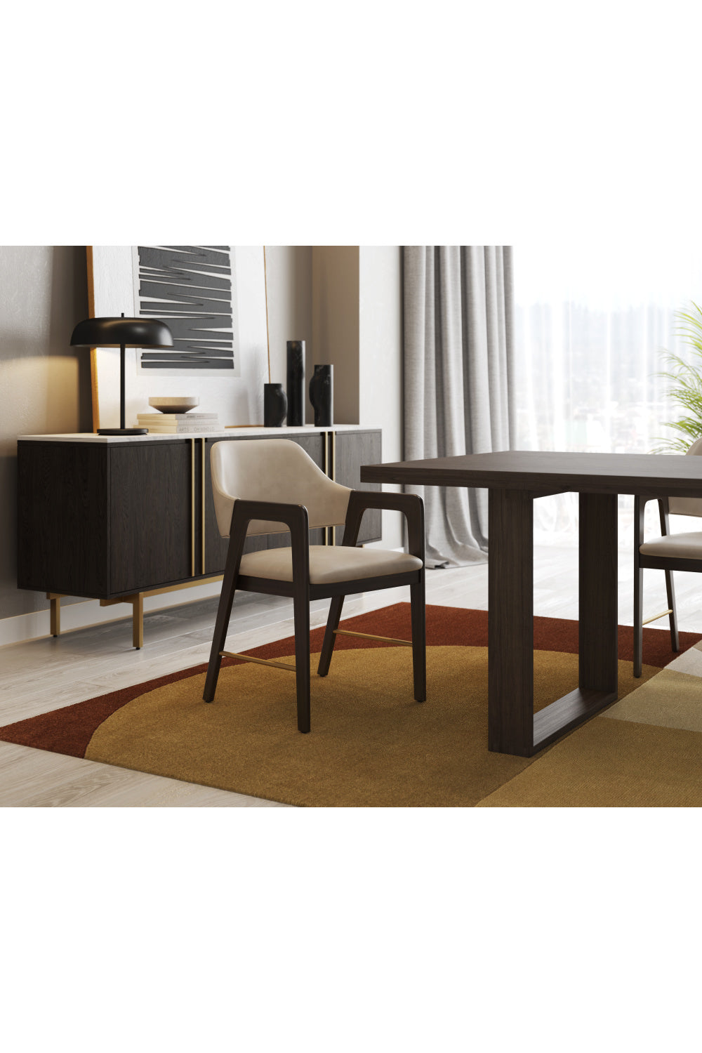 Modern European furniture - Weathered Oak 4-Door Sideboard - www.oroa.com | Oroa.com