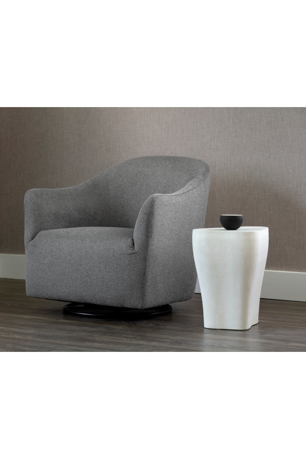 Modern European furniture - White Freeform Indoor/Outdoor End Table S - www.oroa.com