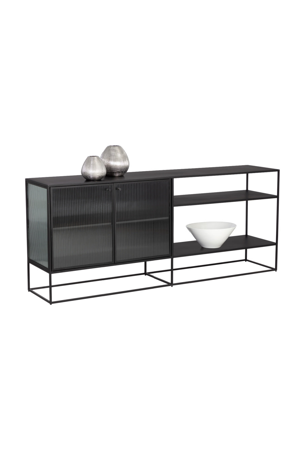 Modern European furniture - Fluted Glass Sideboard - www.oroa.com | Oroa.com