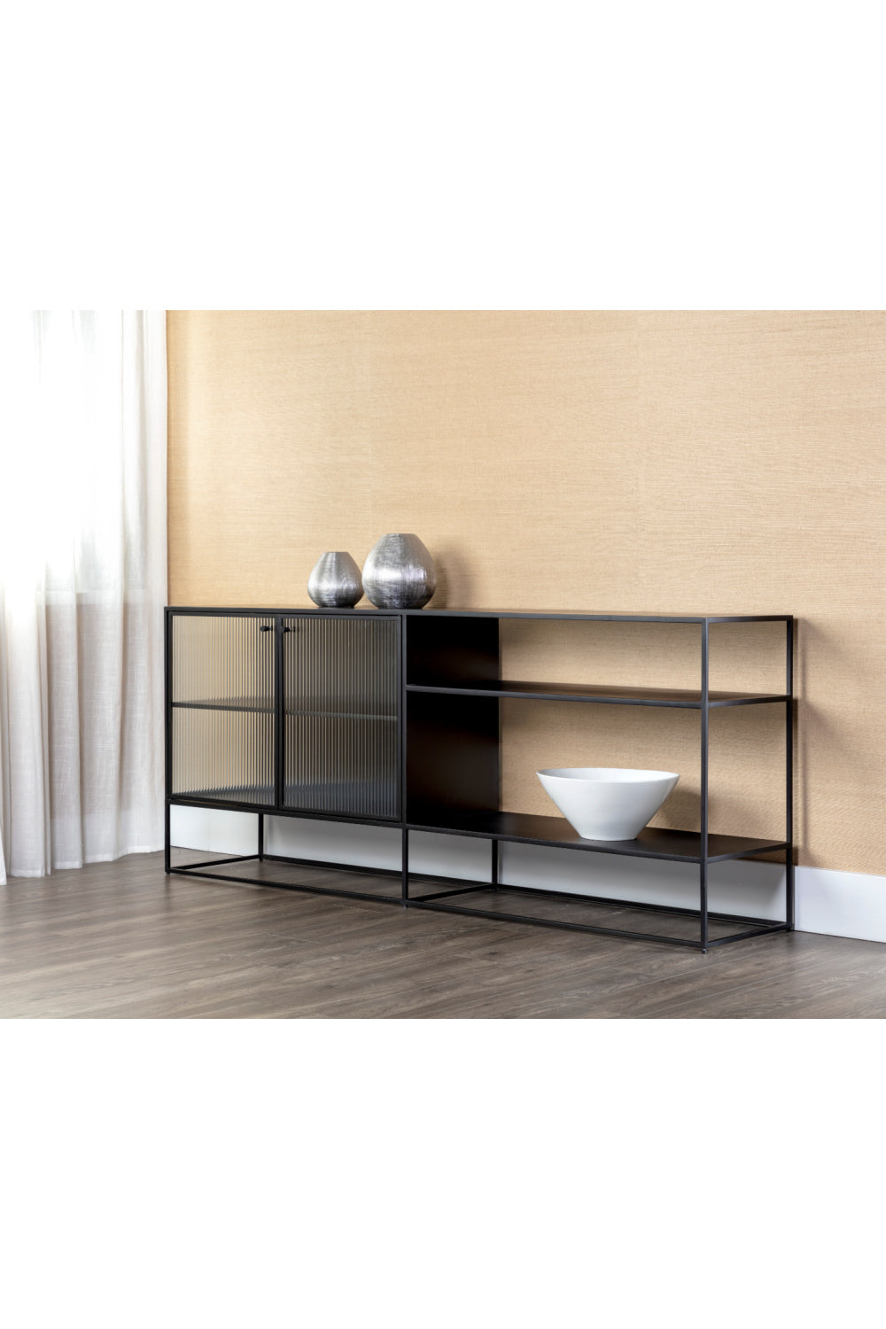 Modern European furniture - Fluted Glass Sideboard - www.oroa.com | Oroa.com