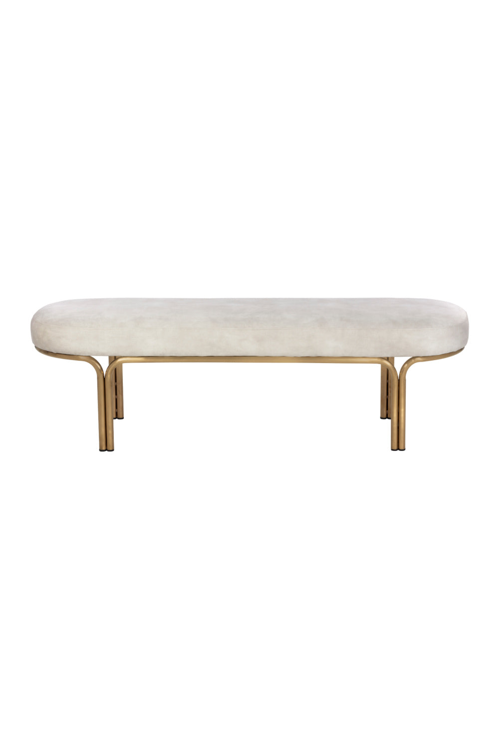 Modern European furniture - Oval Upholstered Bench - www.oroa.com | Oroa.com