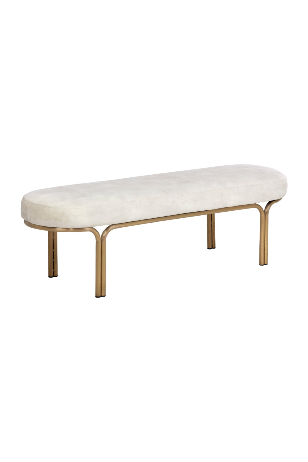 Modern European furniture - Oval Upholstered Bench - www.oroa.com | Oroa.com
