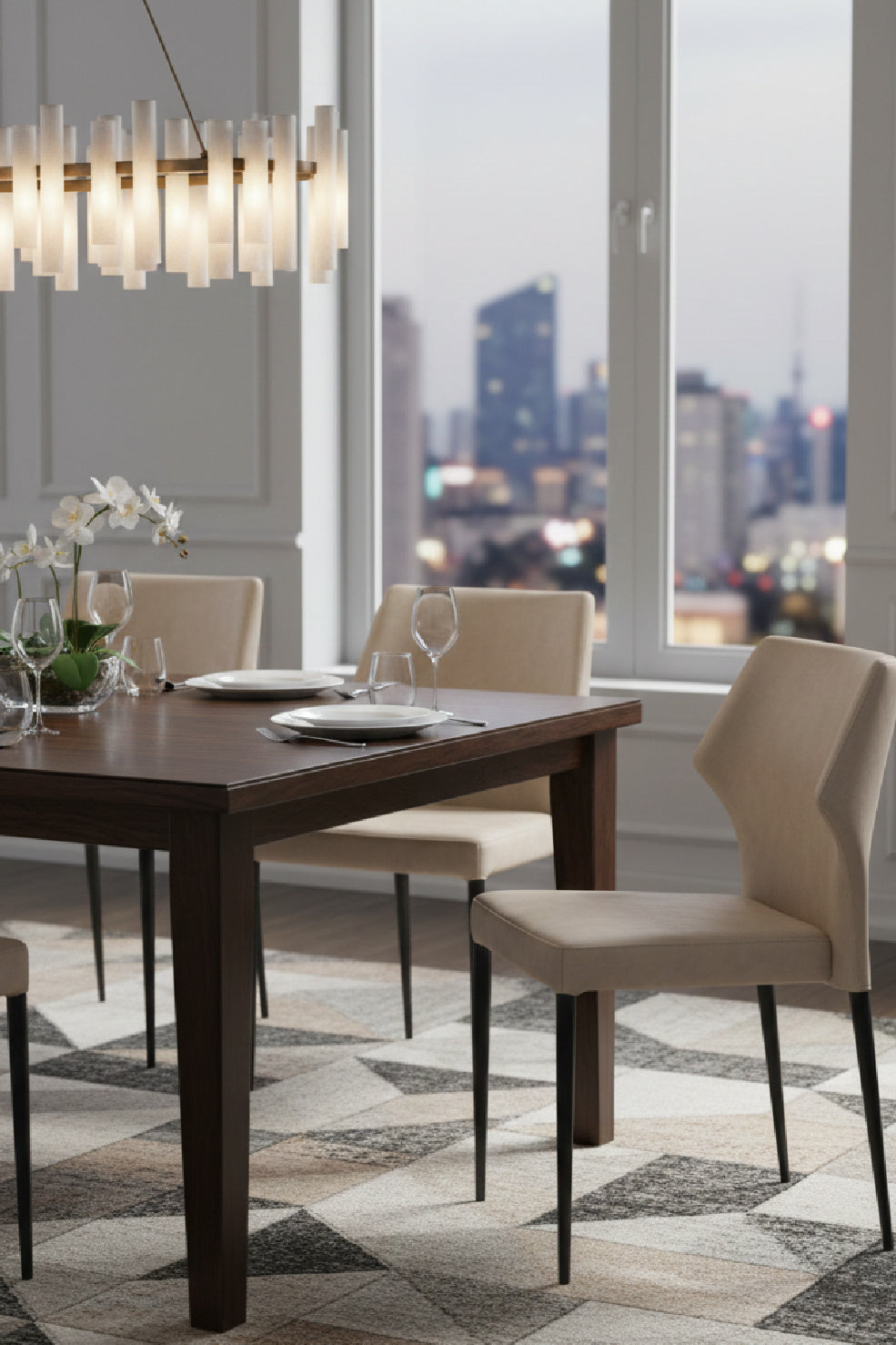 Modern European furniture - Stackable Modern Dining Chairs (2) - www.oroa.com | Oroa.com