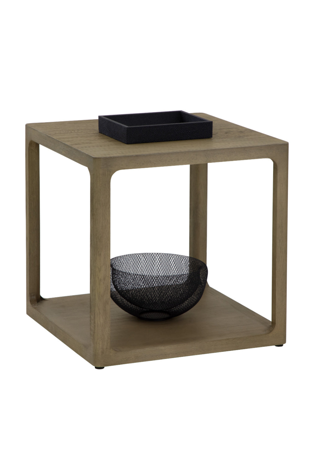 Modern European furniture - Solid Oak Square Side Table - www.oroa.com | Oroa.com
