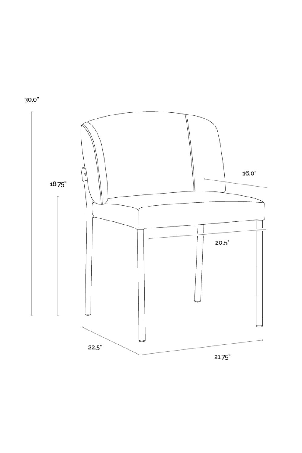 Modern European furniture - Light Gray Dining Chairs (2) - www.oroa.com | Oroa.com