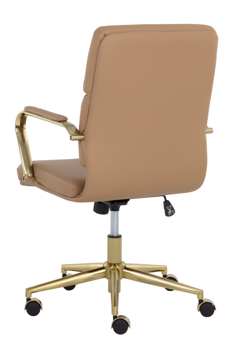 Modern European furniture - Gold Frame Upholstered Office Chair - www.oroa.com | Oroa.com