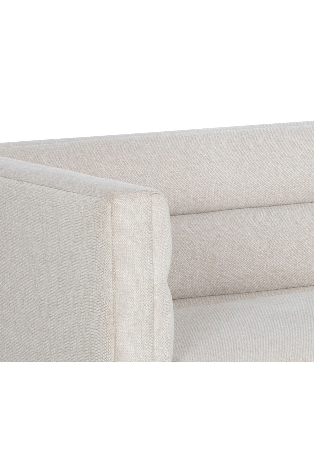 Modern European furniture - Horizontal-Tufted White Sofa - www.oroa.com | Oroa.com