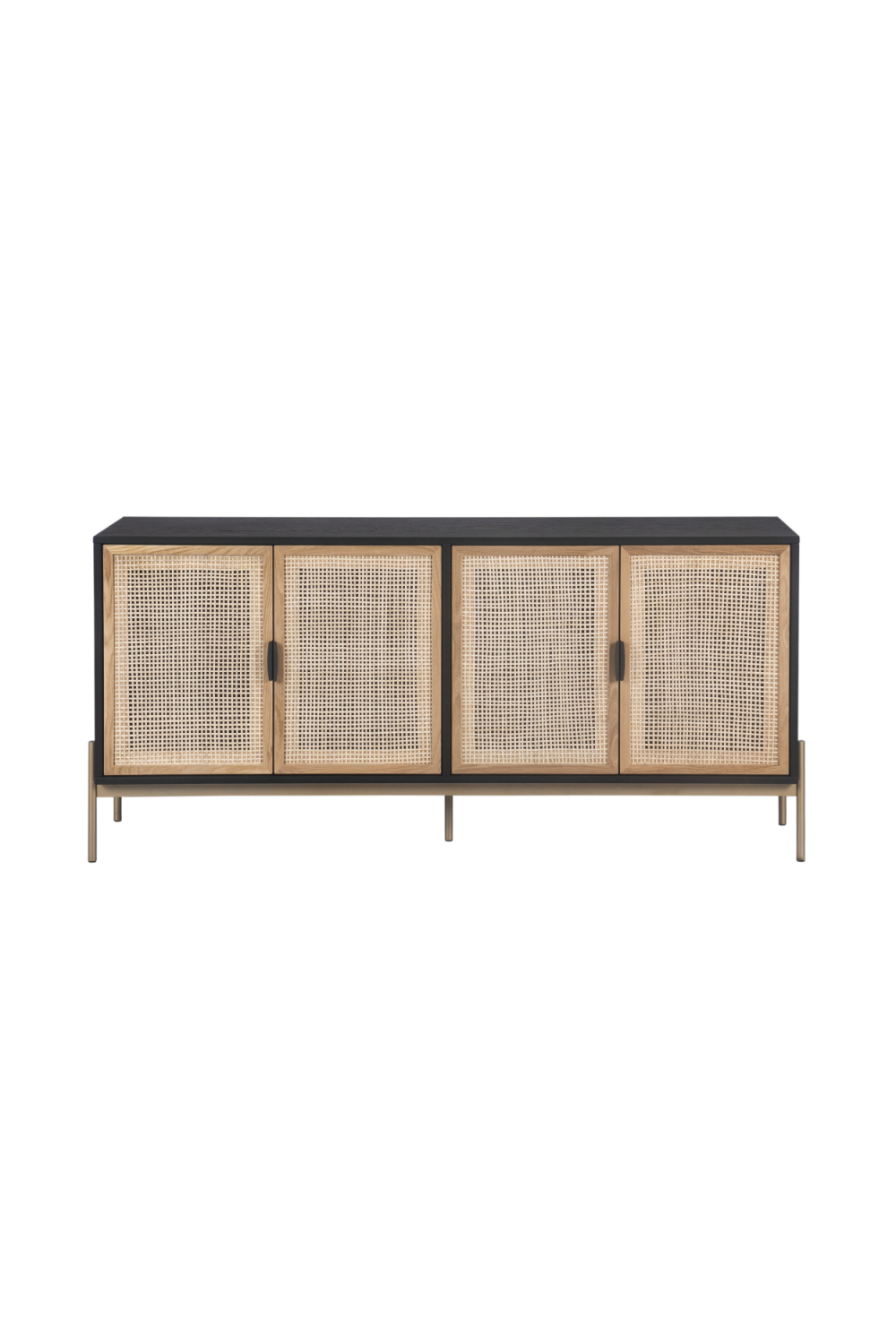 Modern European furniture - Natural Rattan 4-Door Sideboard - www.oroa.com | Oroa.com