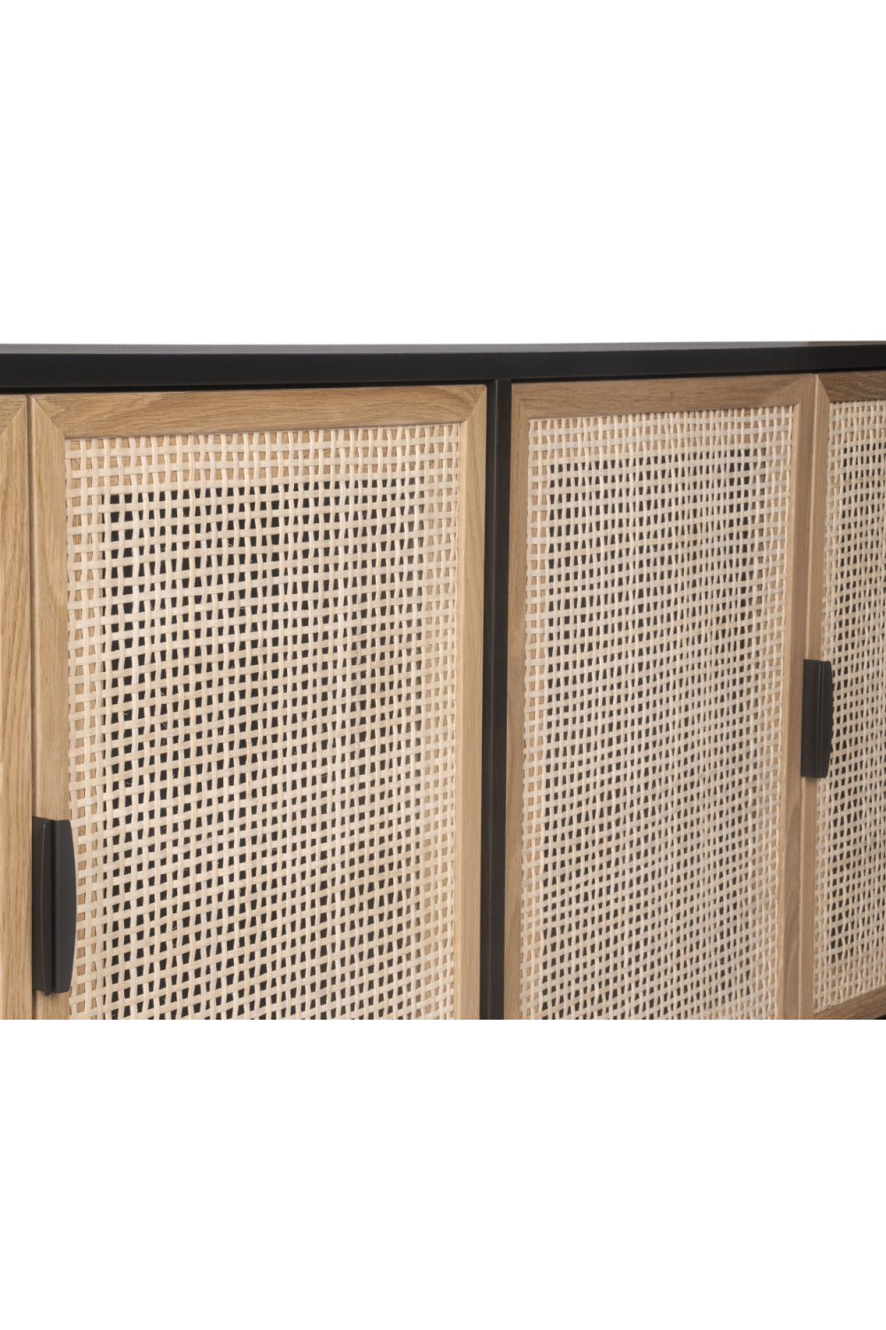 Modern European furniture - Natural Rattan 4-Door Sideboard - www.oroa.com | Oroa.com