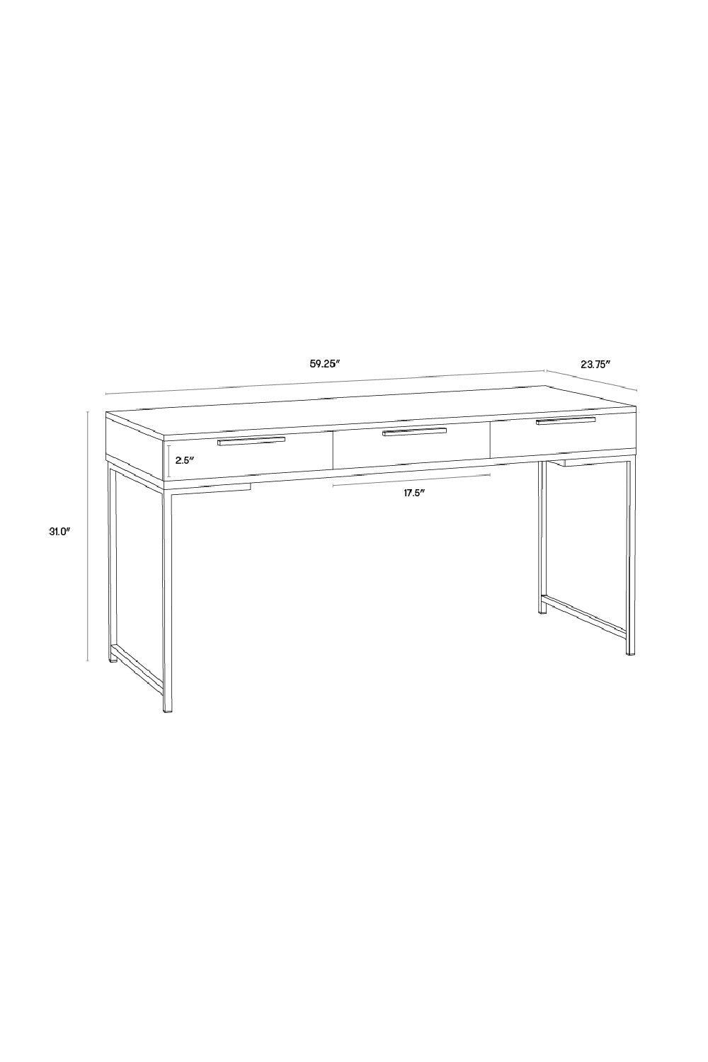 Modern European furniture - Minimalist Wood Office Desk - www.oroa.com | Oroa.com