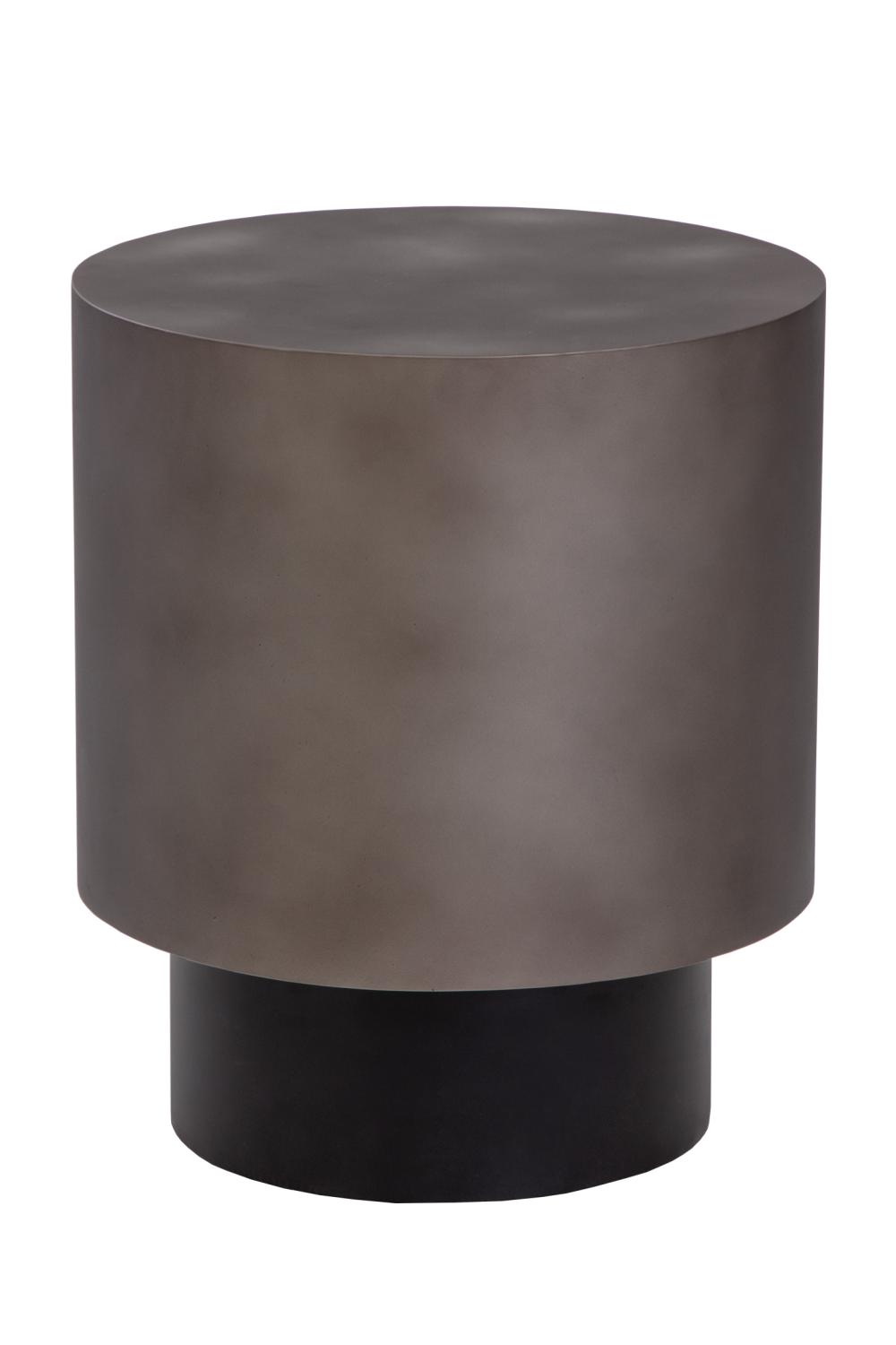 Modern European furniture - Antique Brass Round End Table - www.oroa.com | Oroa.com