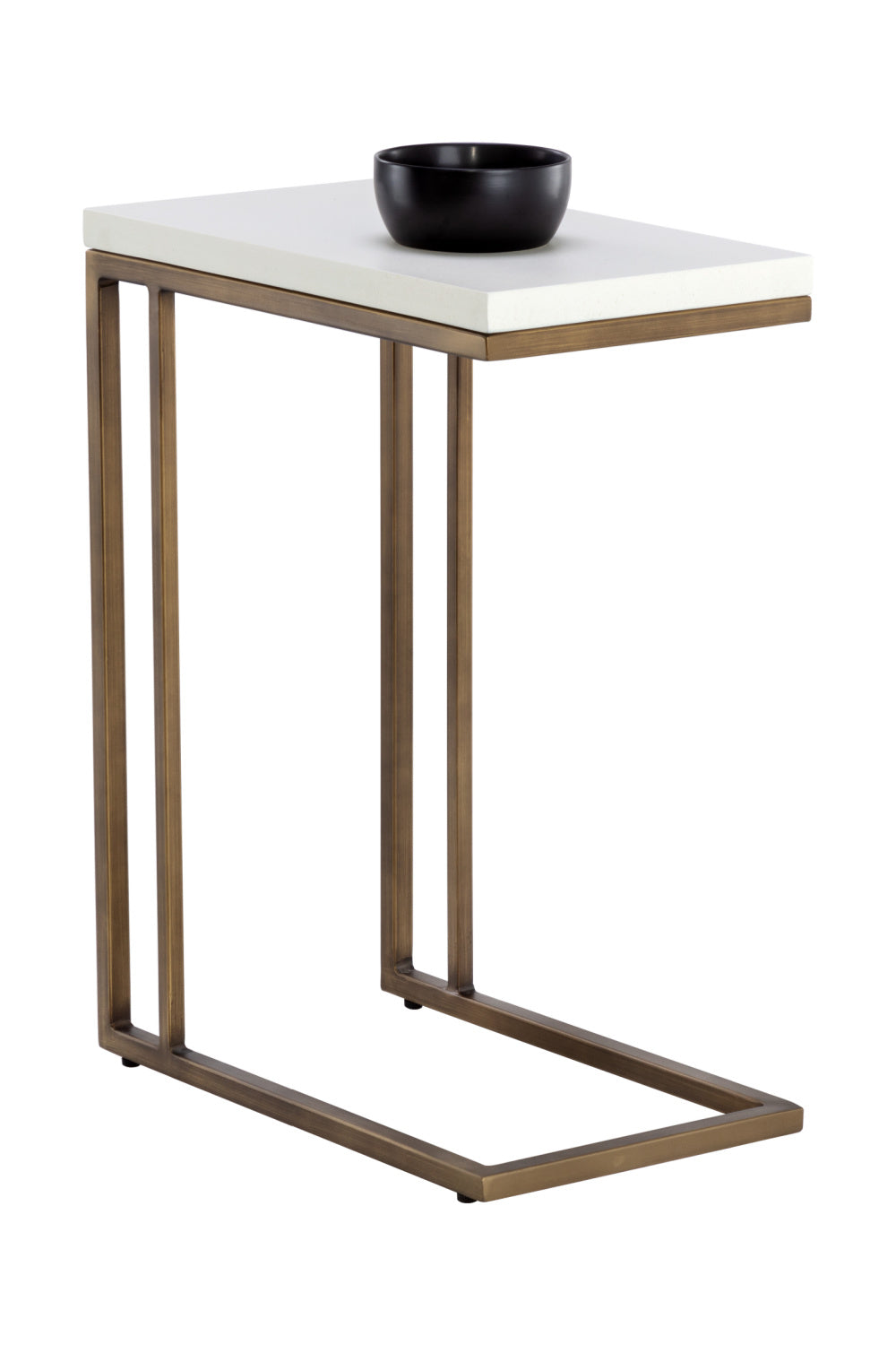 Modern European furniture - Minimalist Round Concrete Indoor/Outdoor End Table - www.oroa.com | Oroa.com