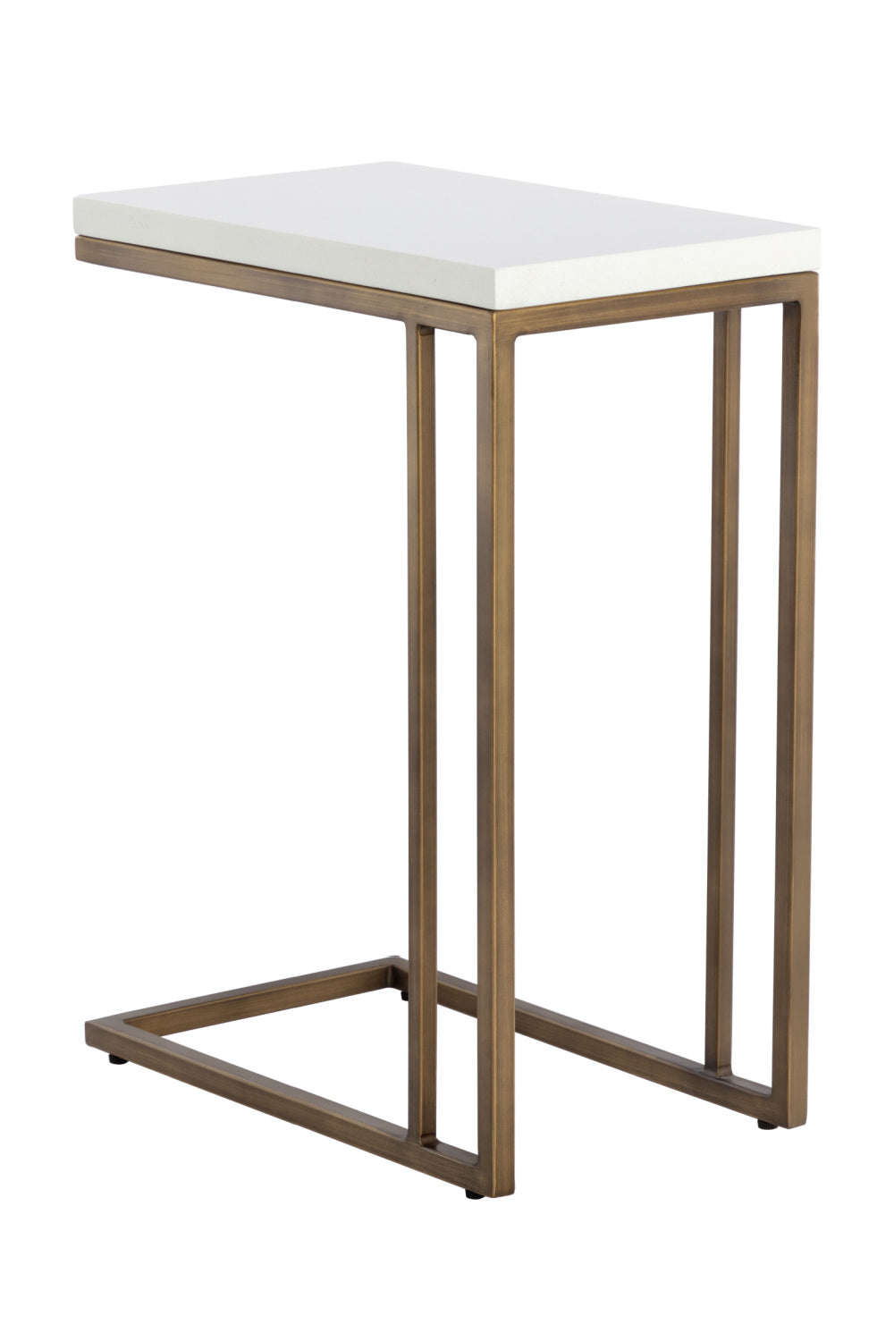 Modern European furniture - Minimalist Round Concrete Indoor/Outdoor End Table - www.oroa.com | Oroa.com