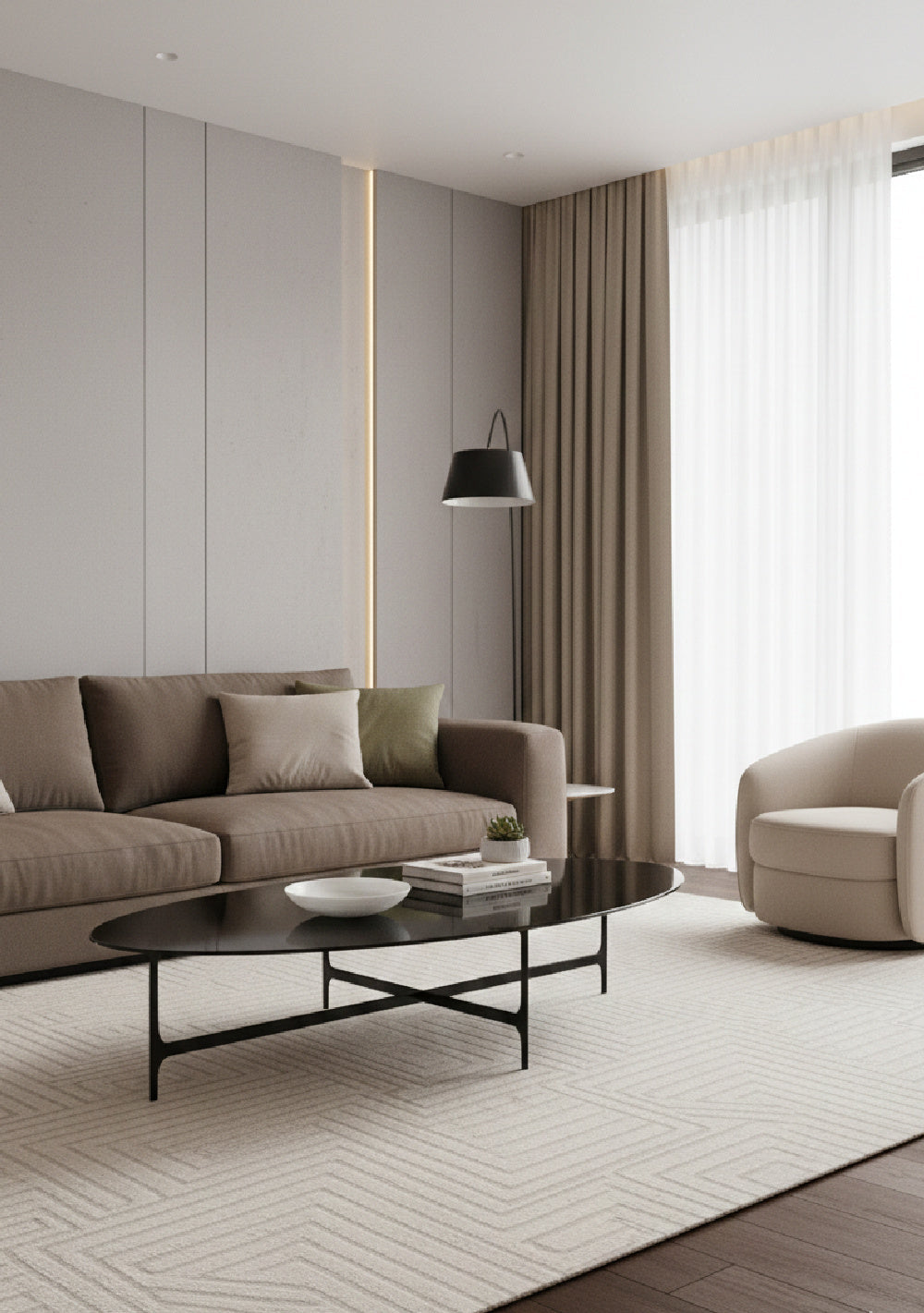 Modern European furniture - Black Glass Coffee Table - www.oroa.com | Oroa.com