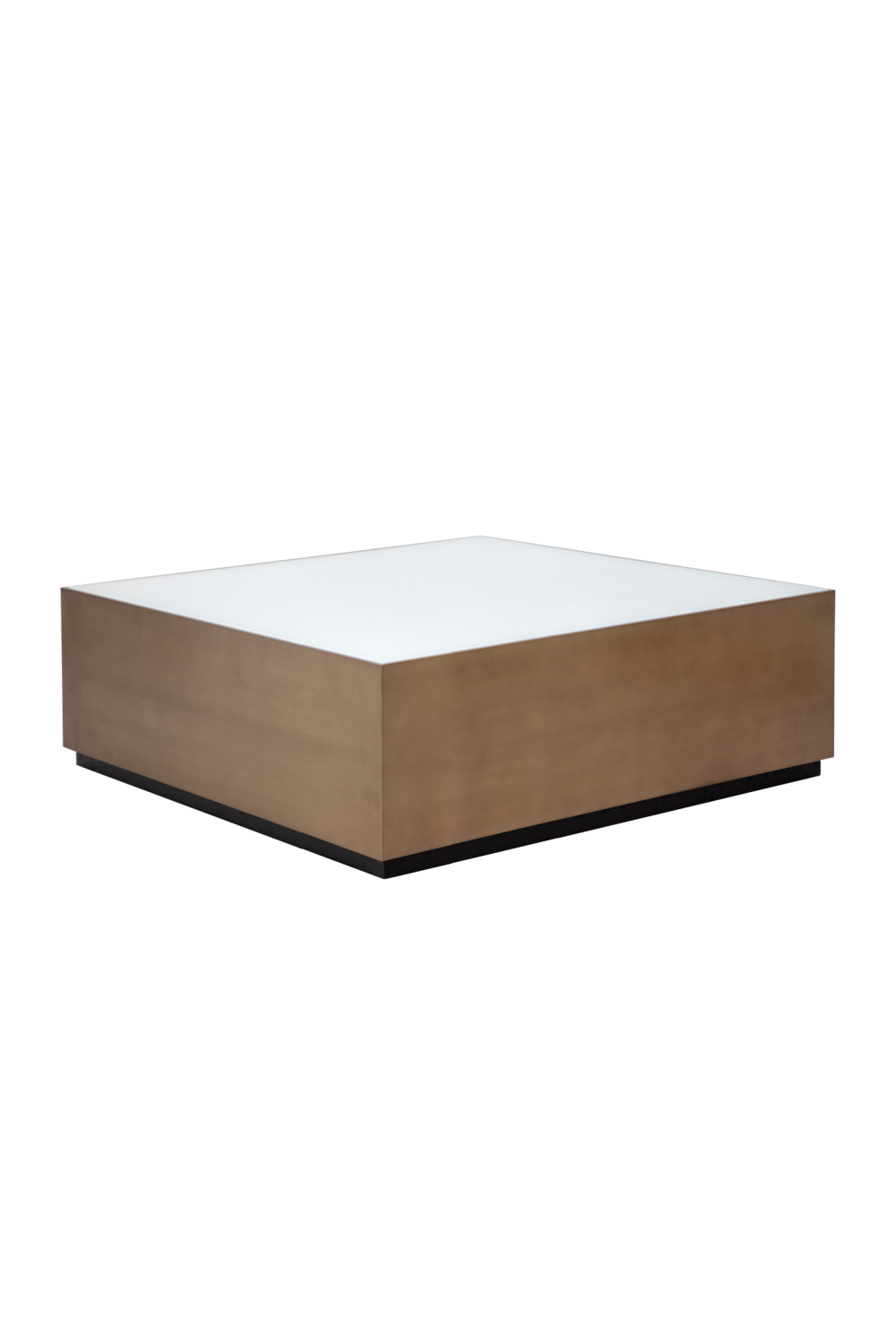 Modern European furniture - Gold Framed Square Coffee Table - www.oroa.com | Oroa.com