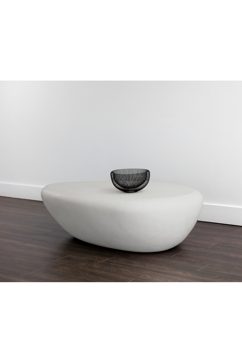 Modern European furniture - White Organic-Shaped Indoor/Outdoor Coffee Table L - www.oroa.com | Oroa.com