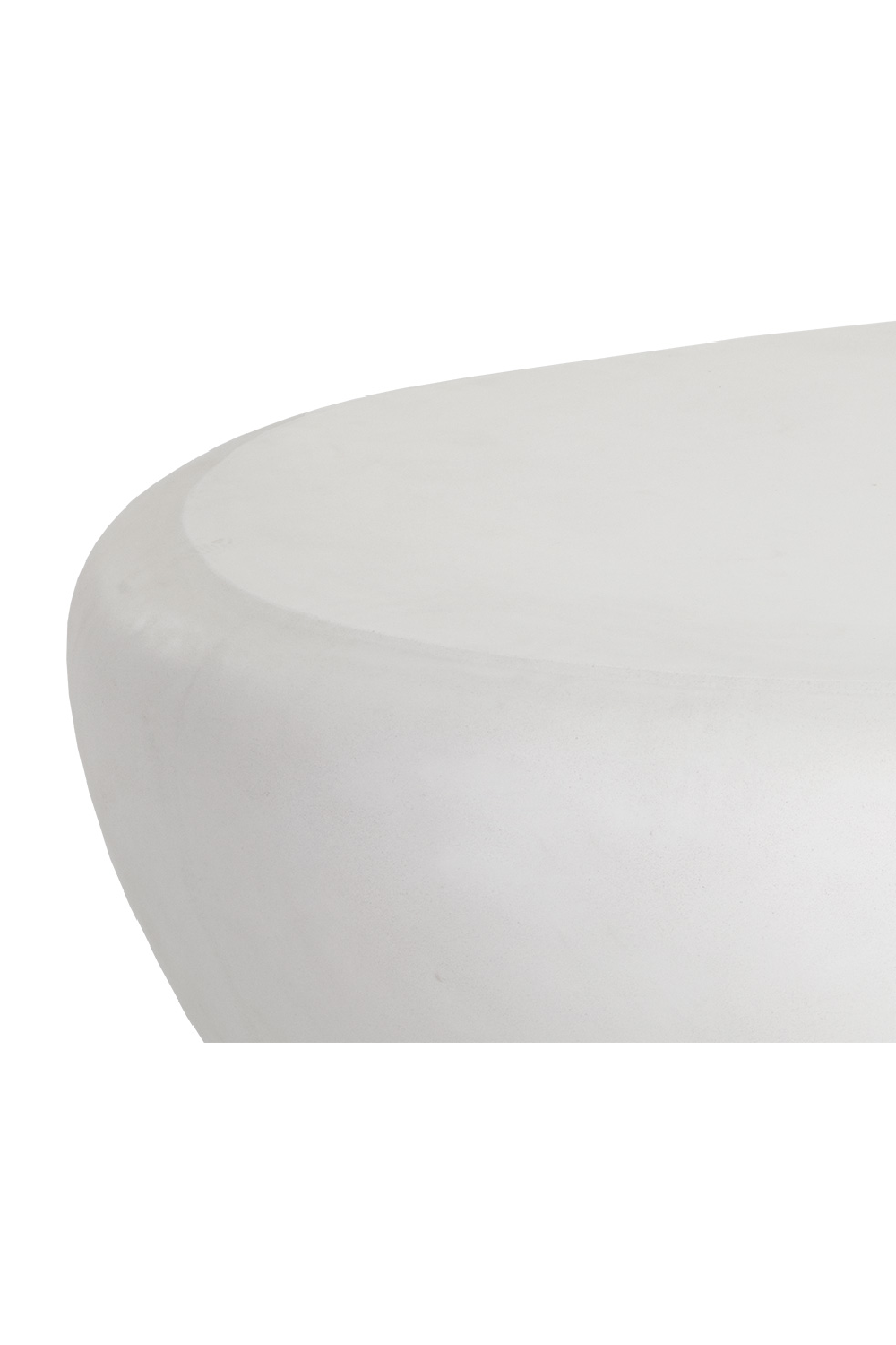 Modern European furniture - White Organic-Shaped Indoor/Outdoor Coffee Table L - www.oroa.com | Oroa.com