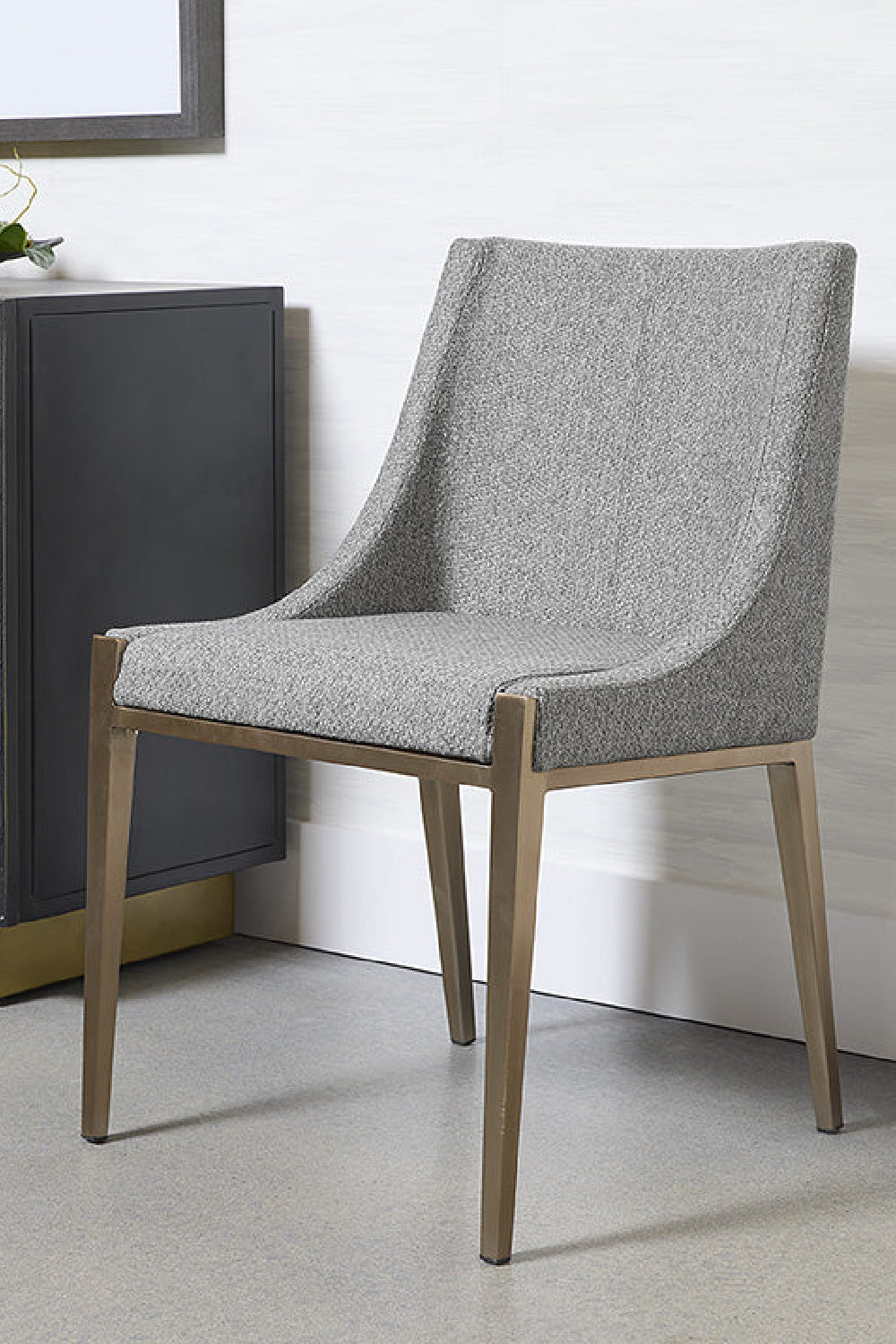 Modern European furniture - Fabric Upholstered Dining Chair - www.oroa.com | Oroa.com