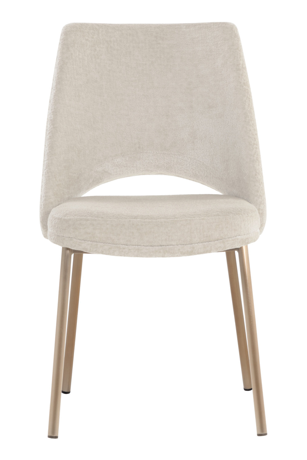 Cutout-Back Fabric Dining Chairs (2) | Oroa.com