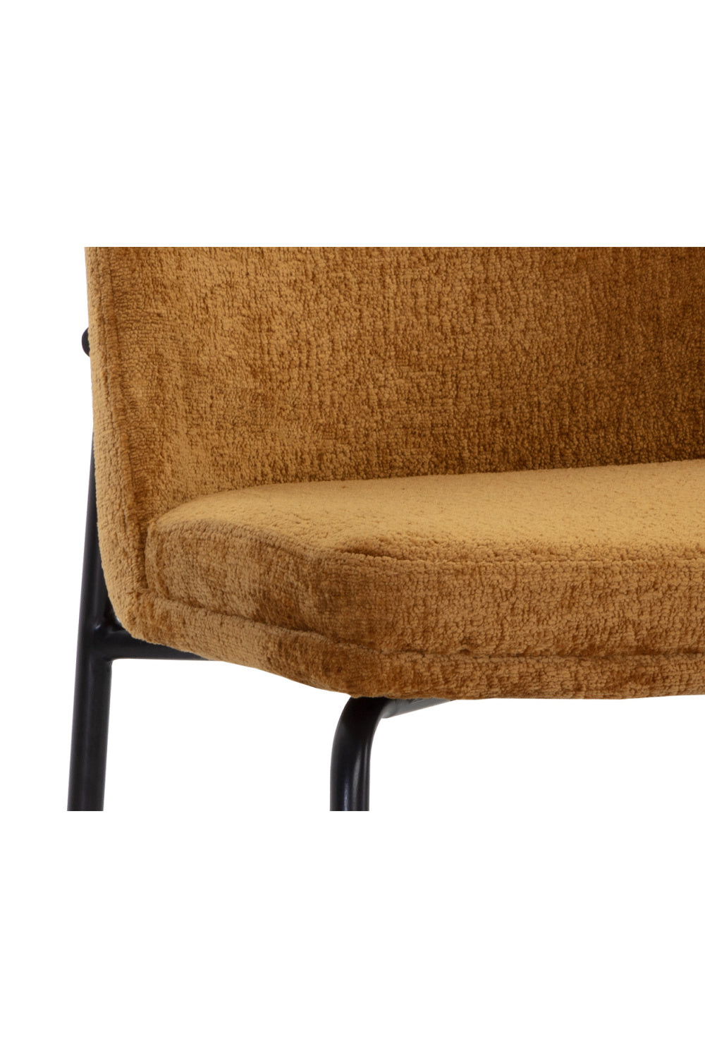 Modern European furniture - Brown Fabric Dining Chairs (2) - www.oroa.com | Oroa.com