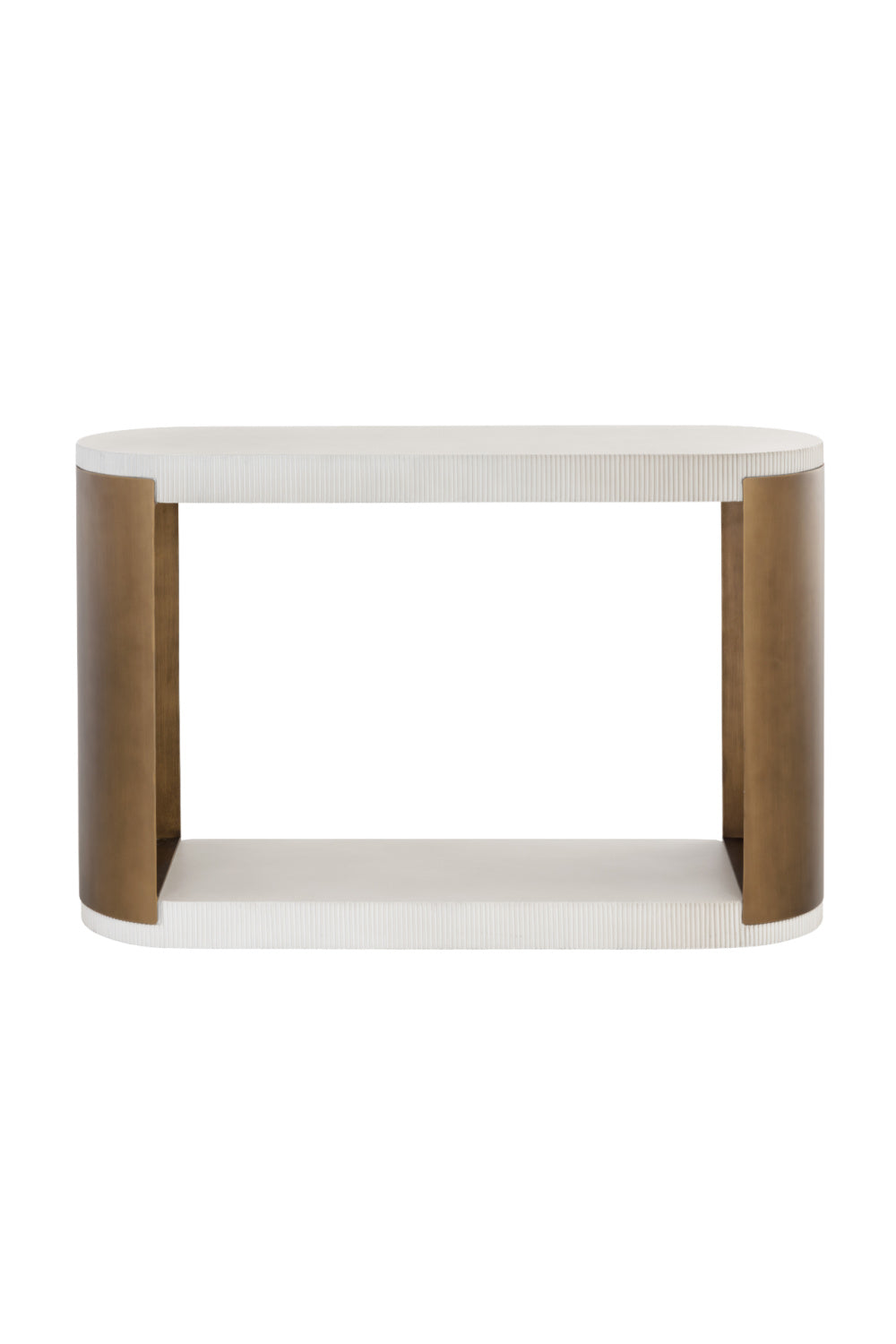 Modern European furniture - White Concrete Console Table - www.oroa.com